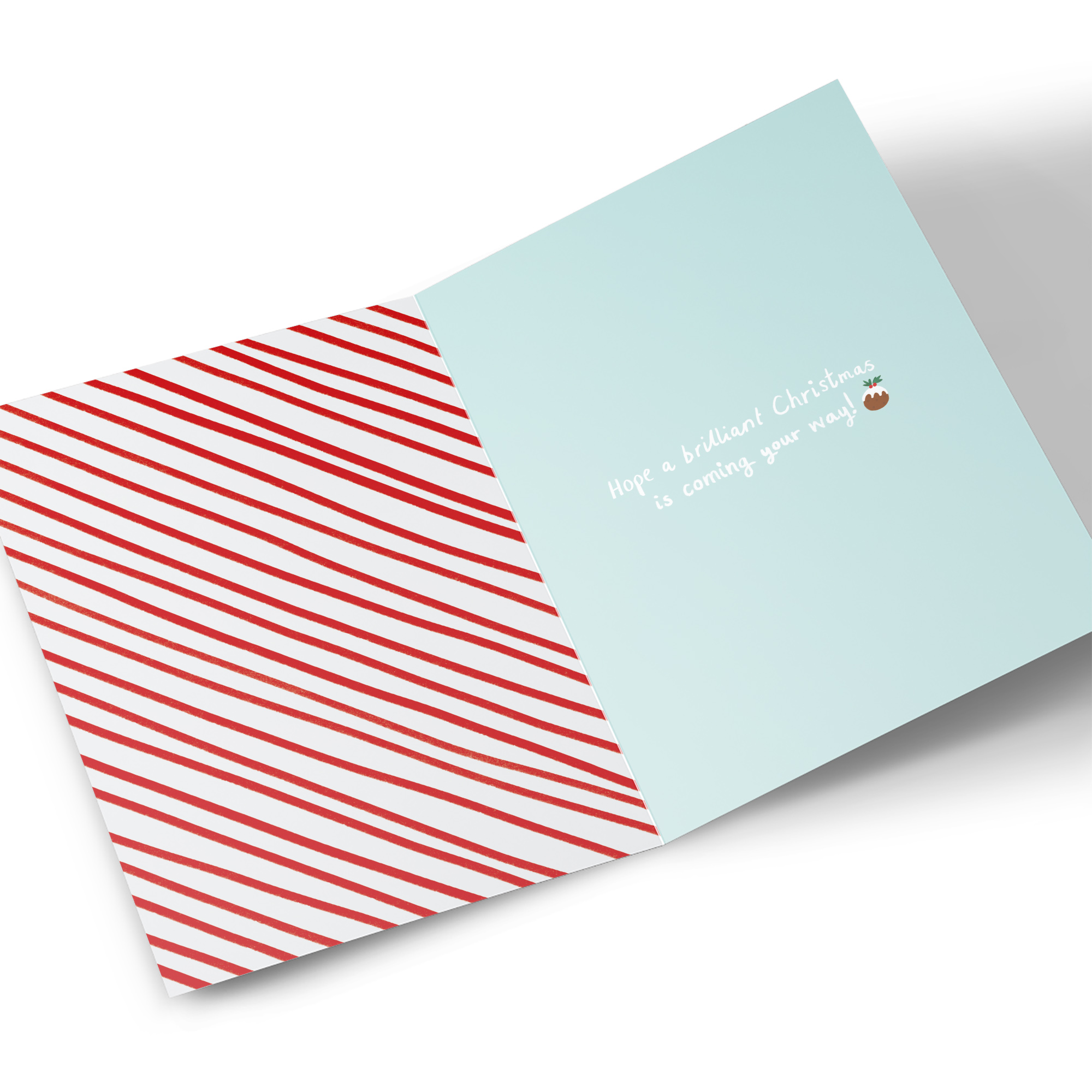 Christmas Card - Seasonal Stamps and Stickers, Stepbrother