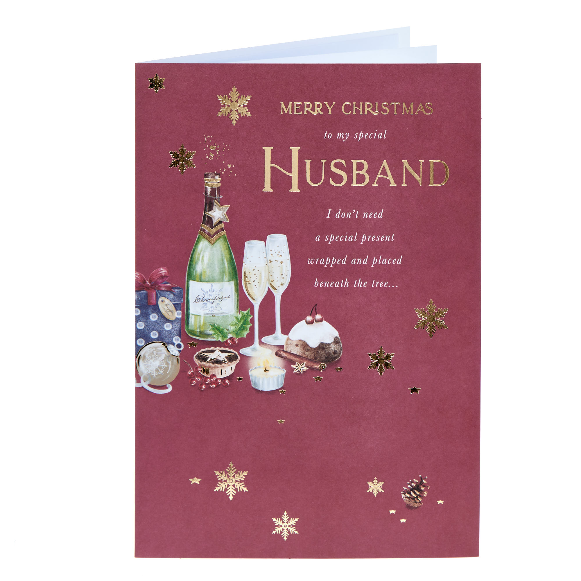 Husband Festive Feast Christmas Card