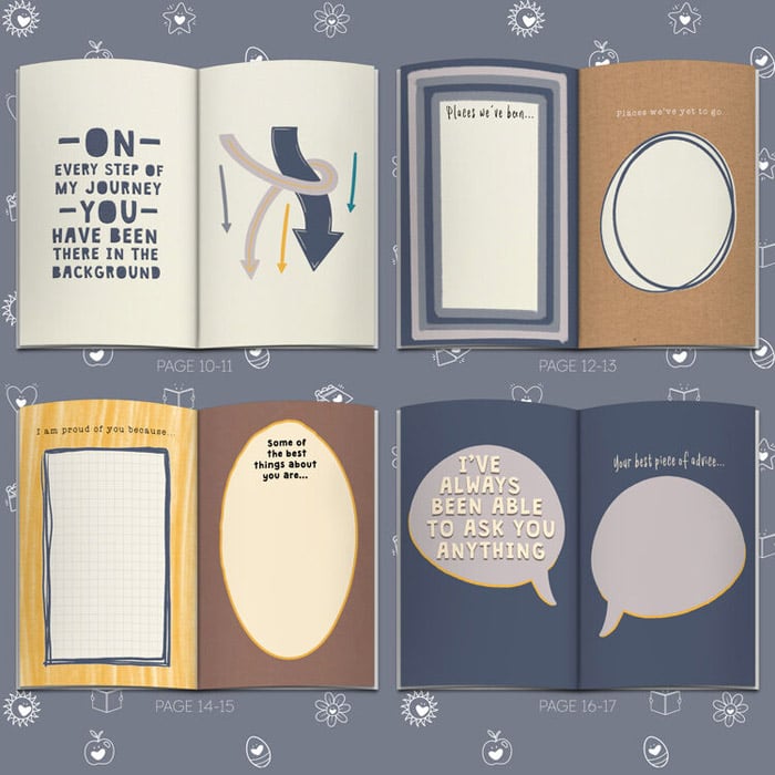 Personalised Fill In With Your Words Book About Dad