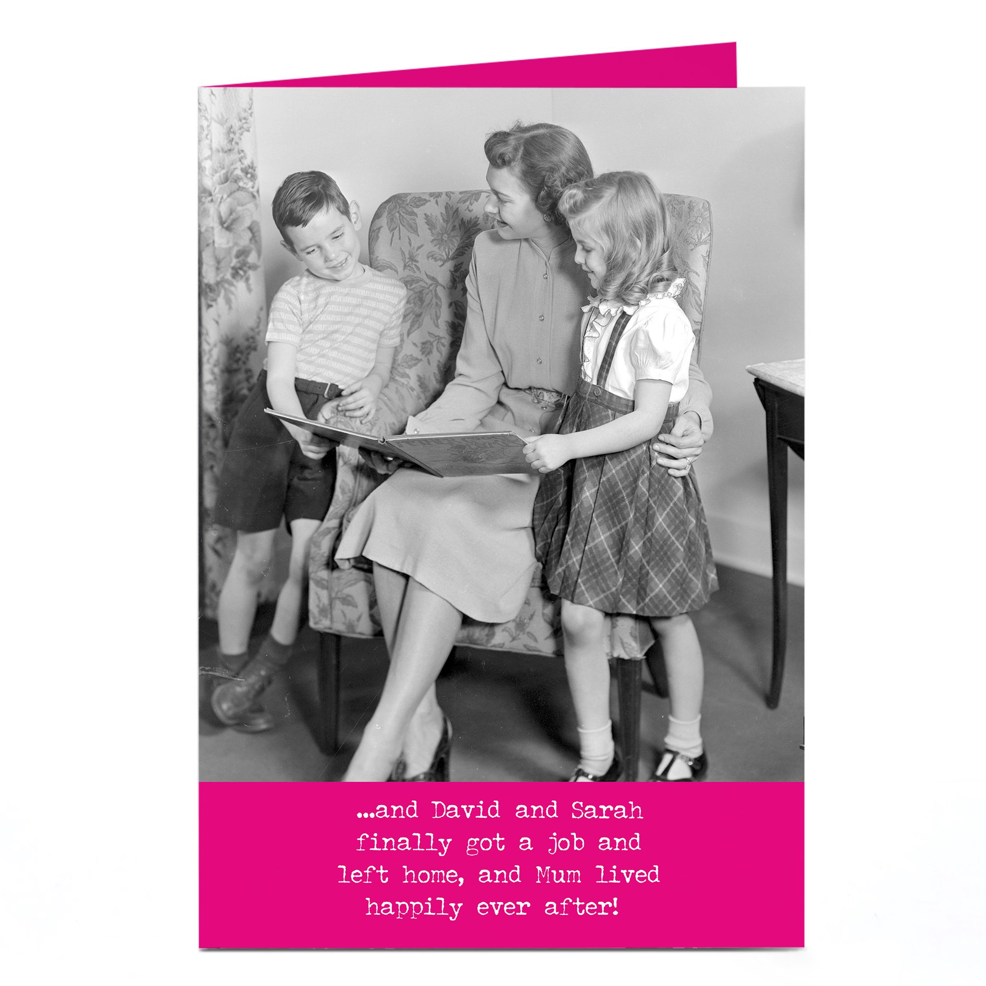 Personalised Card - Mum Lived Happily Ever After