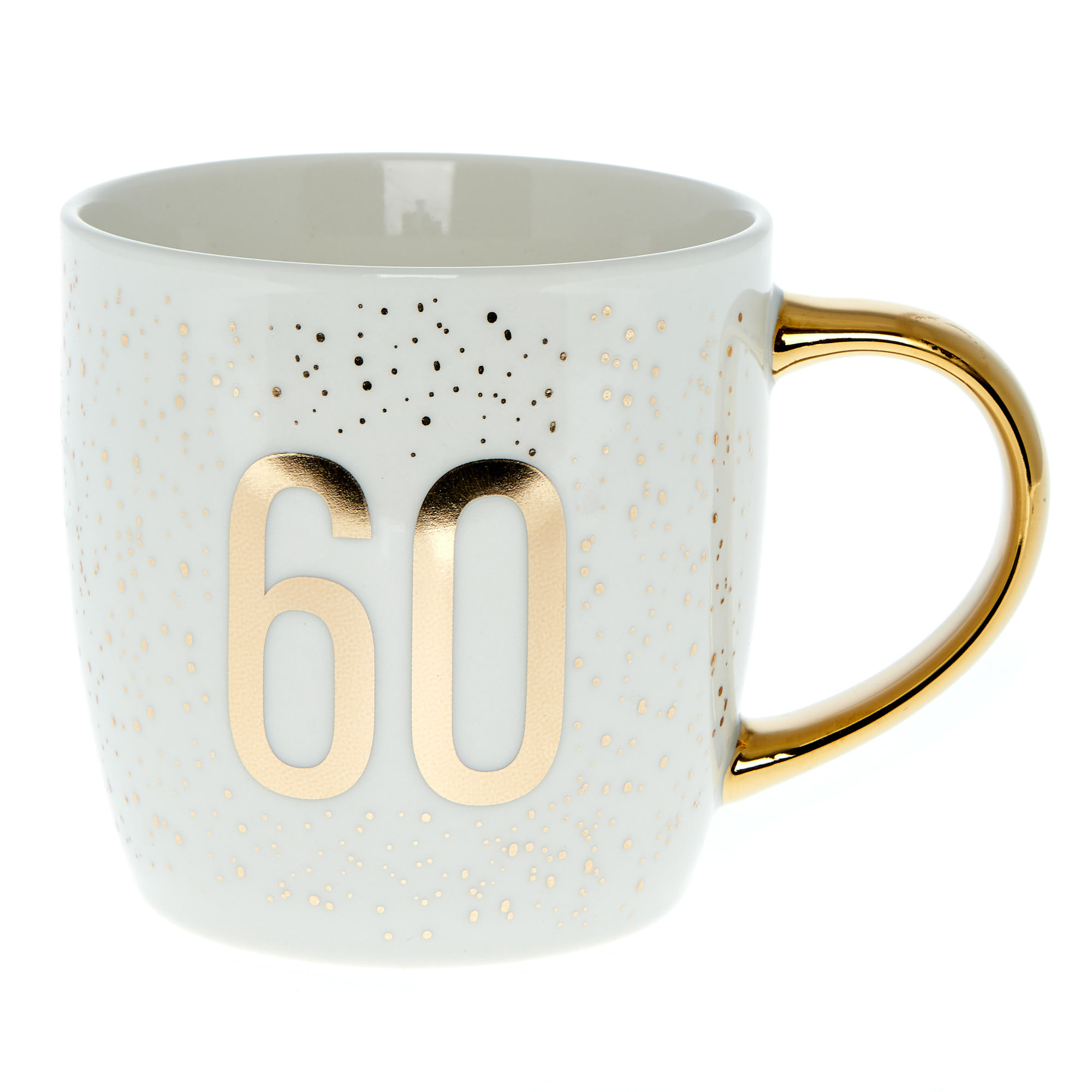 Gold Confetti 60th Birthday Mug