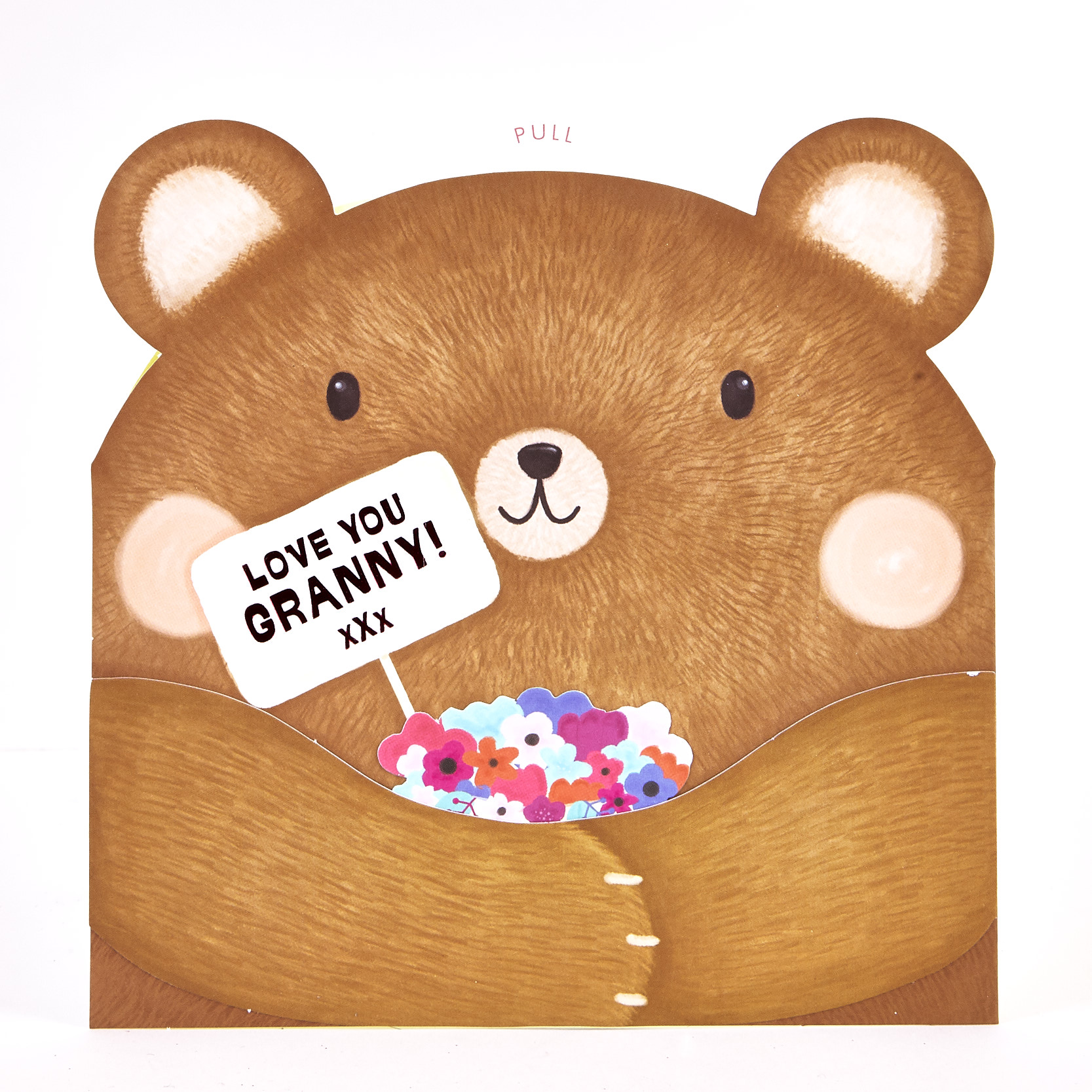 Boutique Collection Birthday Card - Granny Bear Pop-Up 