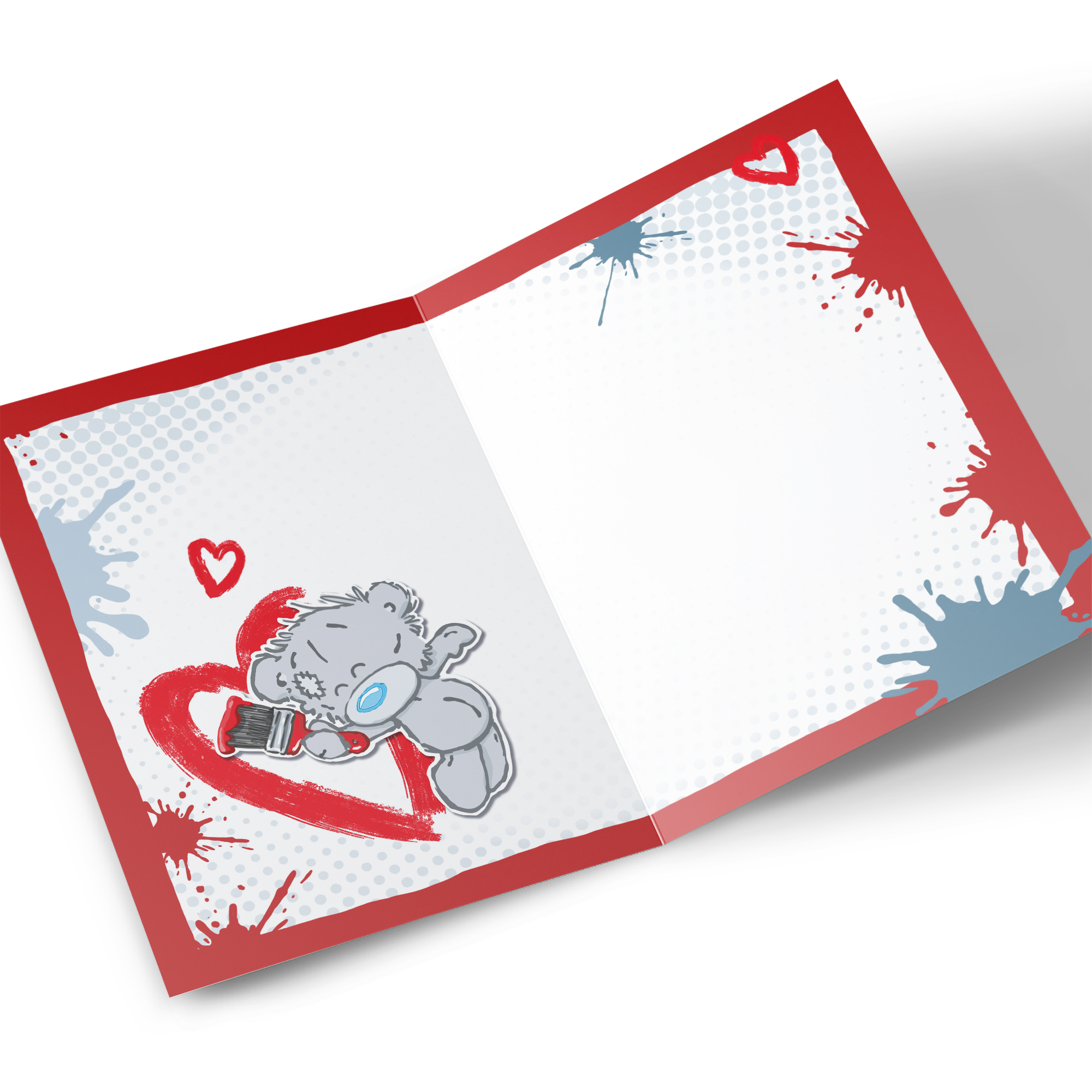 Personalised Tatty Teddy Valentine's Day Card - Daddy