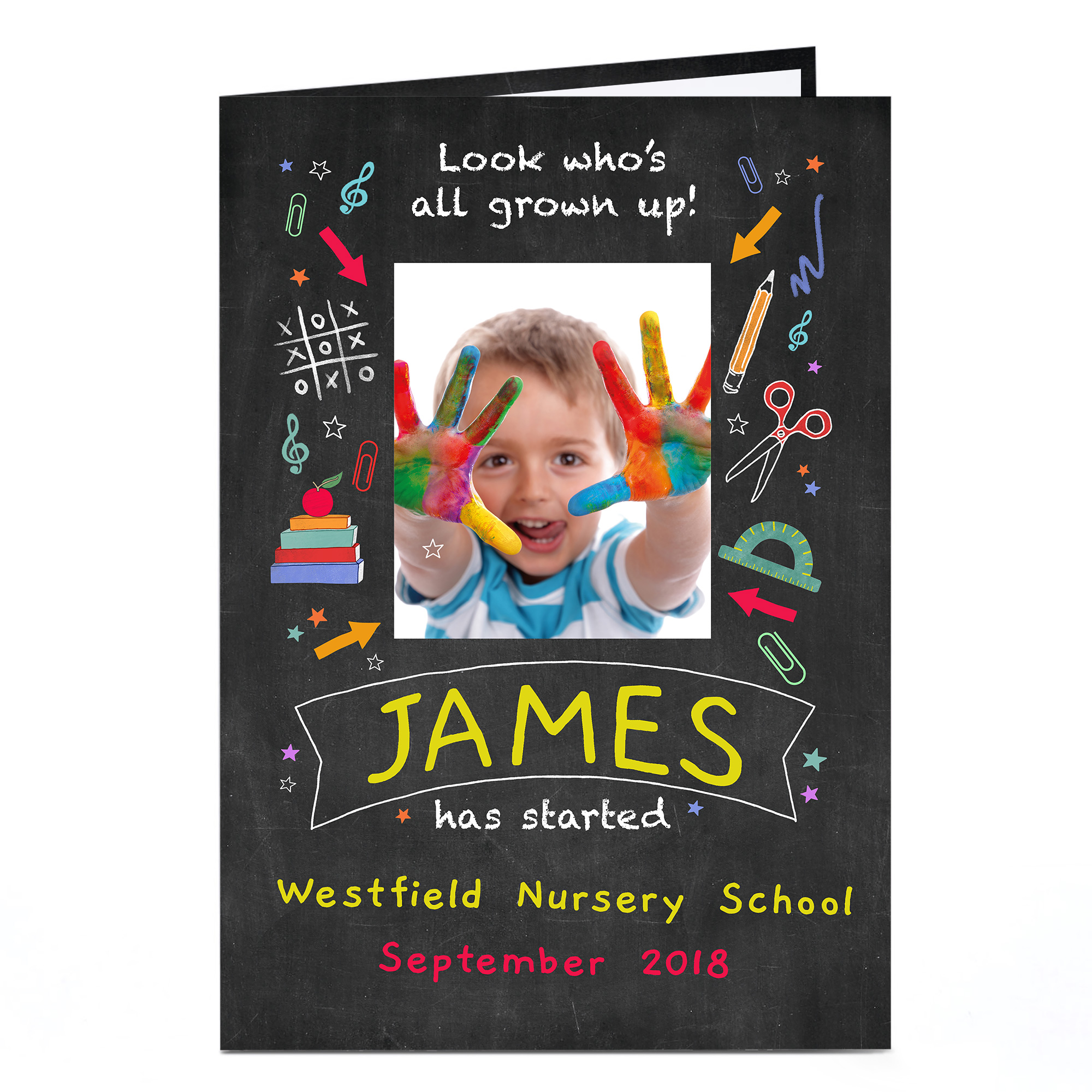 Photo Back To School Card - All Grown Up