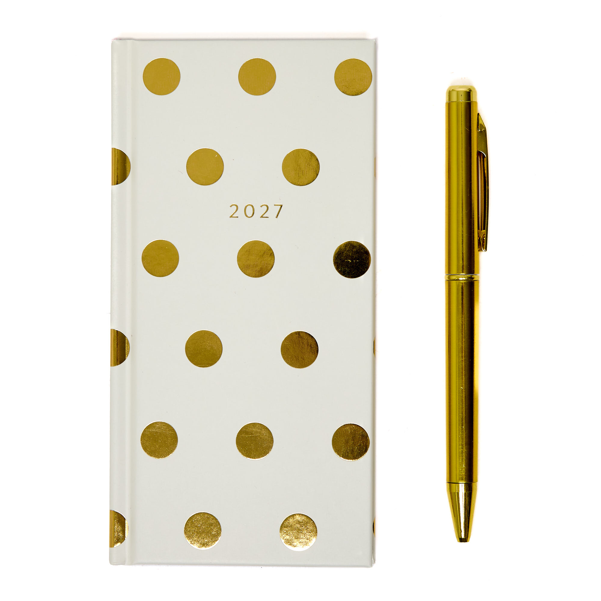 Polka Dot Boxed 2027 A6 Diary & Pen