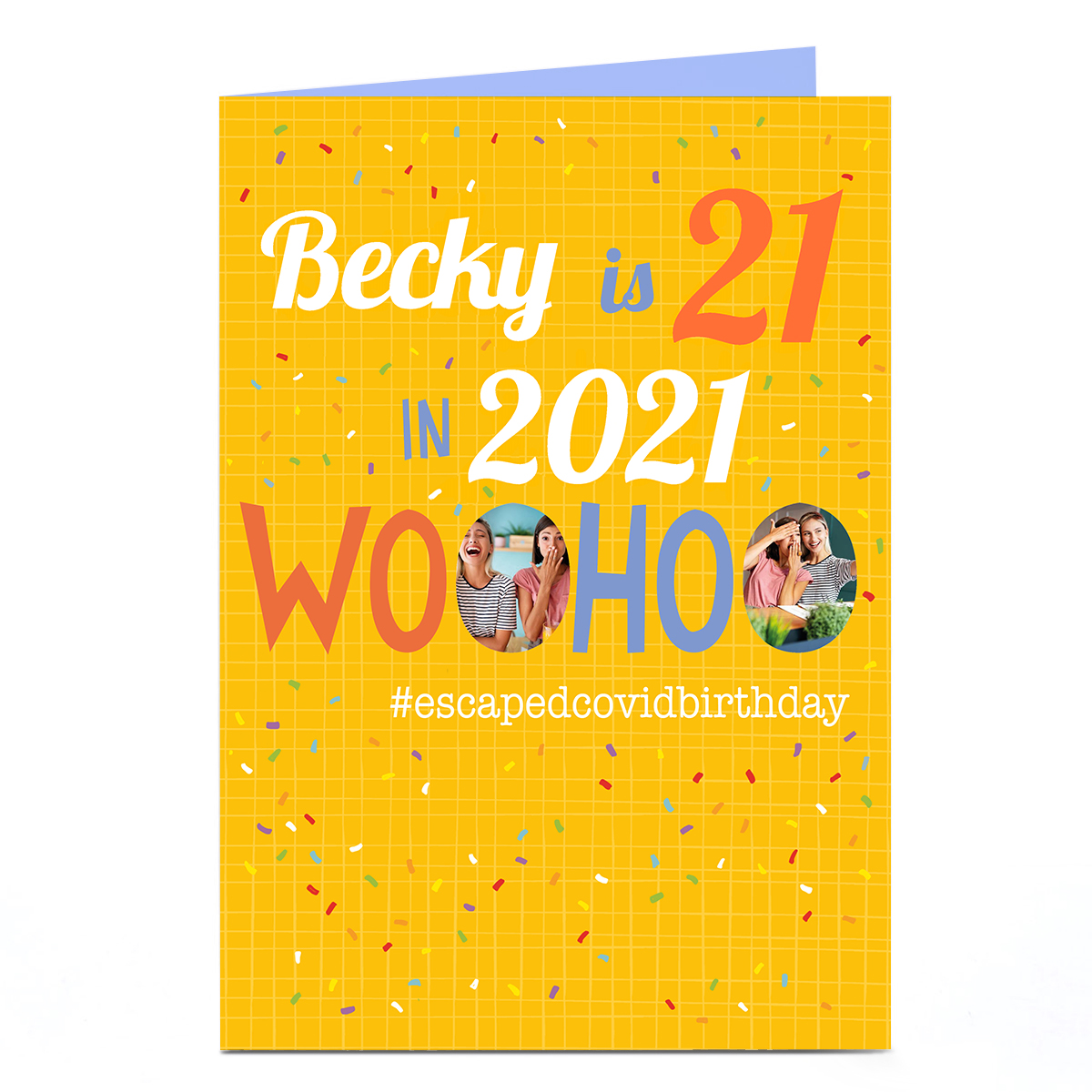 Buy Photo Covid 21st Birthday Card Woohoo for GBP 1.79 Card Factory UK