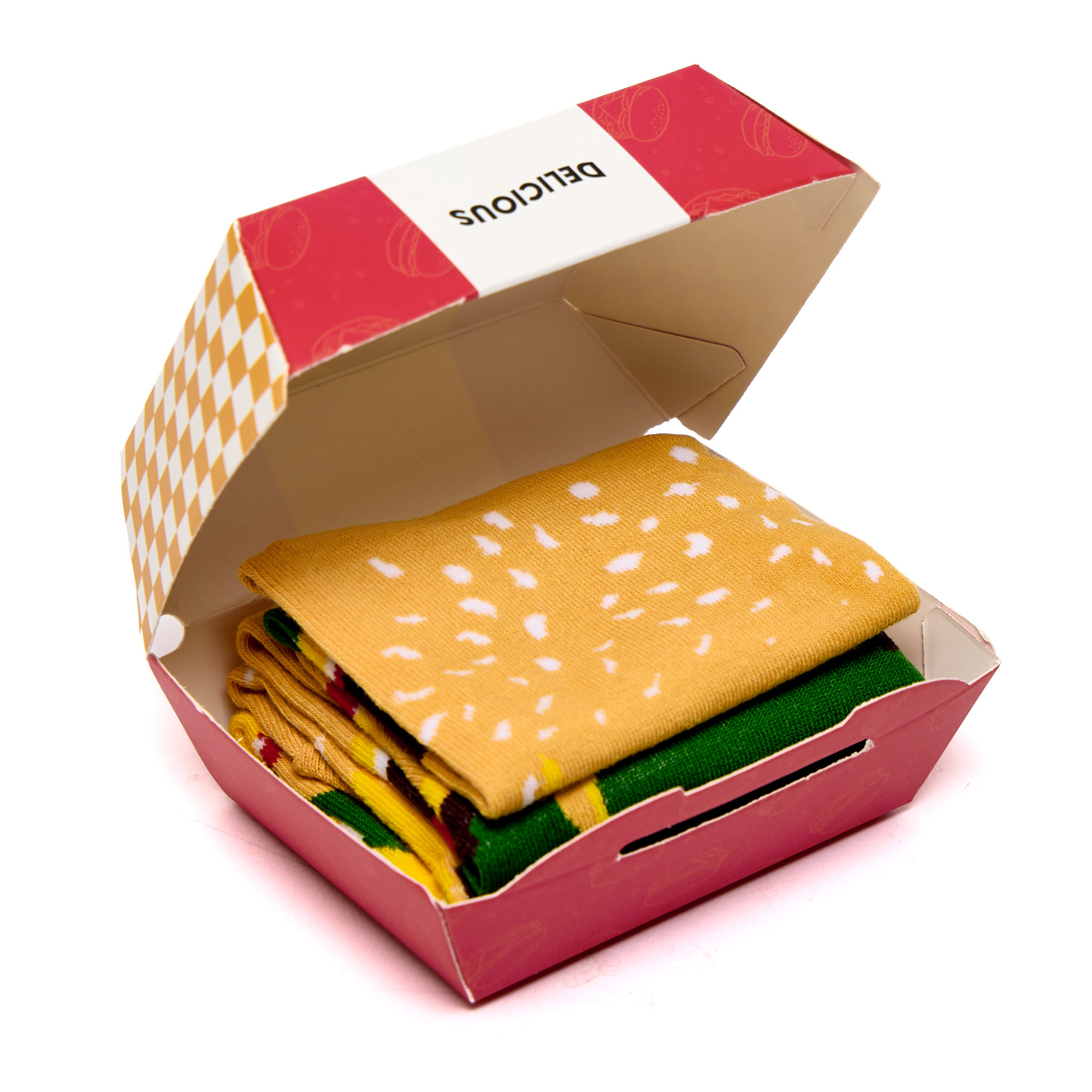 Burger Socks - 1 Pair