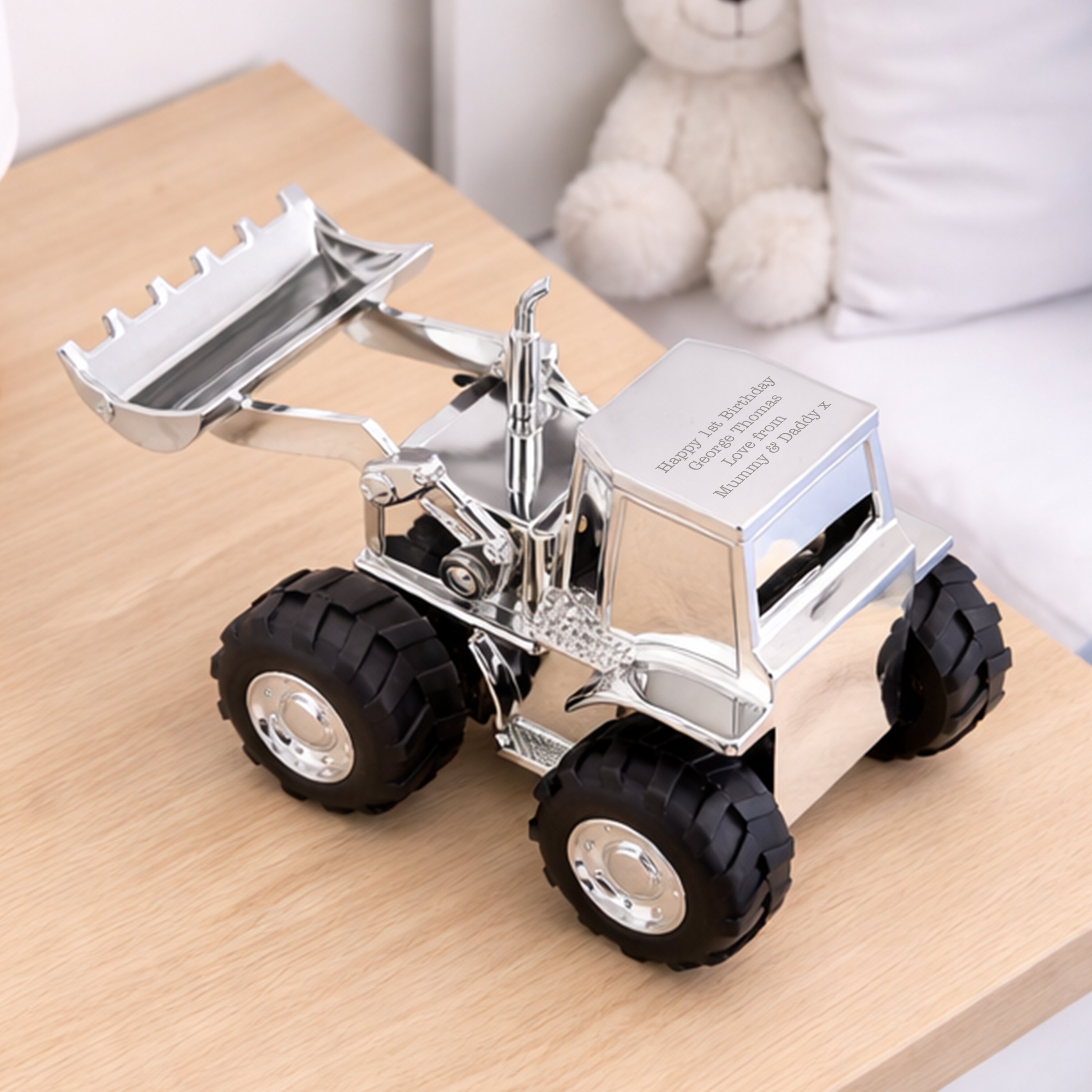 Personalised Digger Money Box