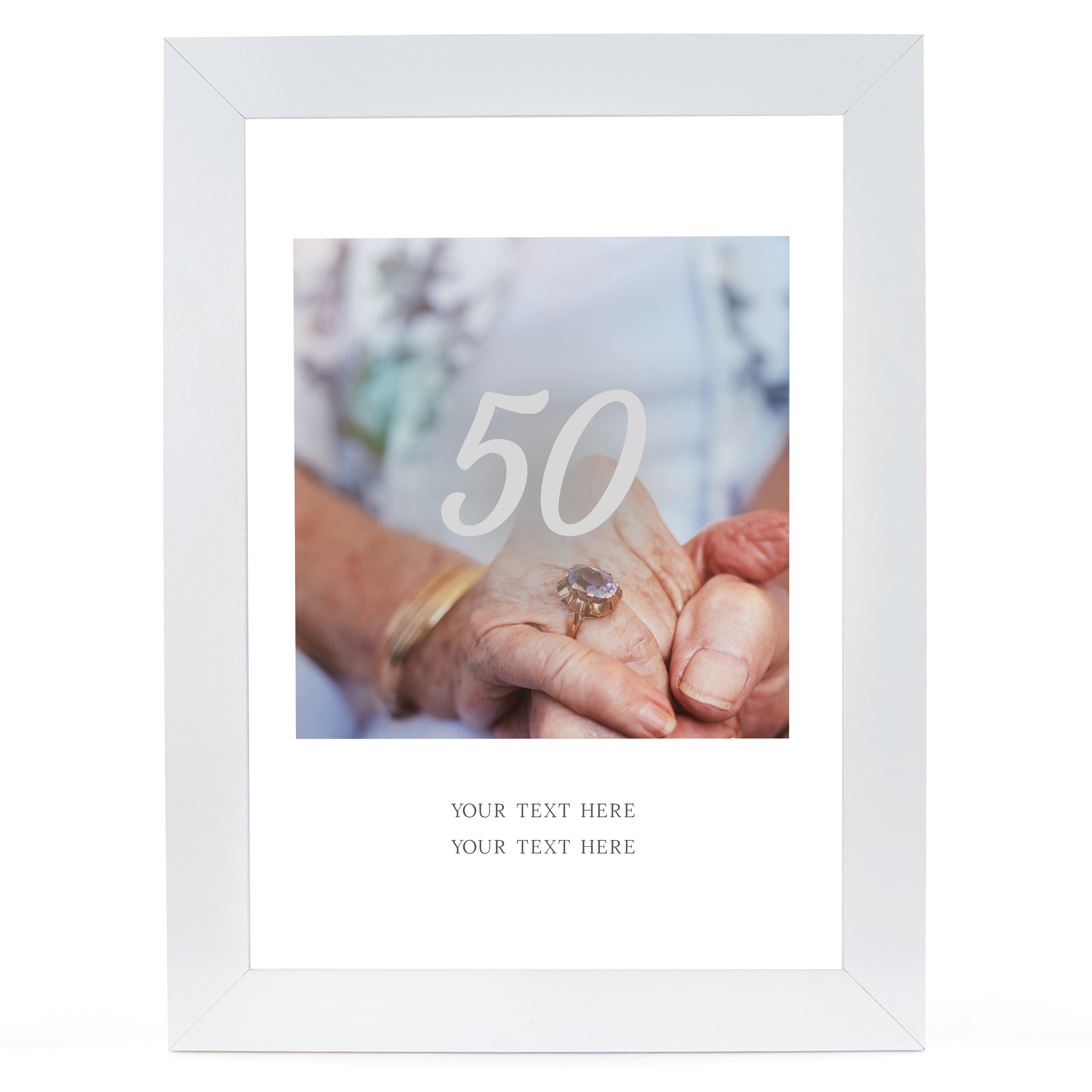 Personalised Photo Print - Anniversary Years With Message