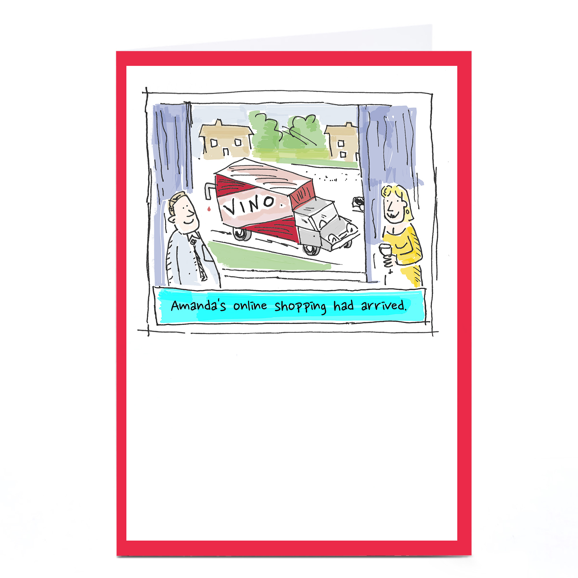 Personalised Vicar Of Scribbly Card - Online Shopping