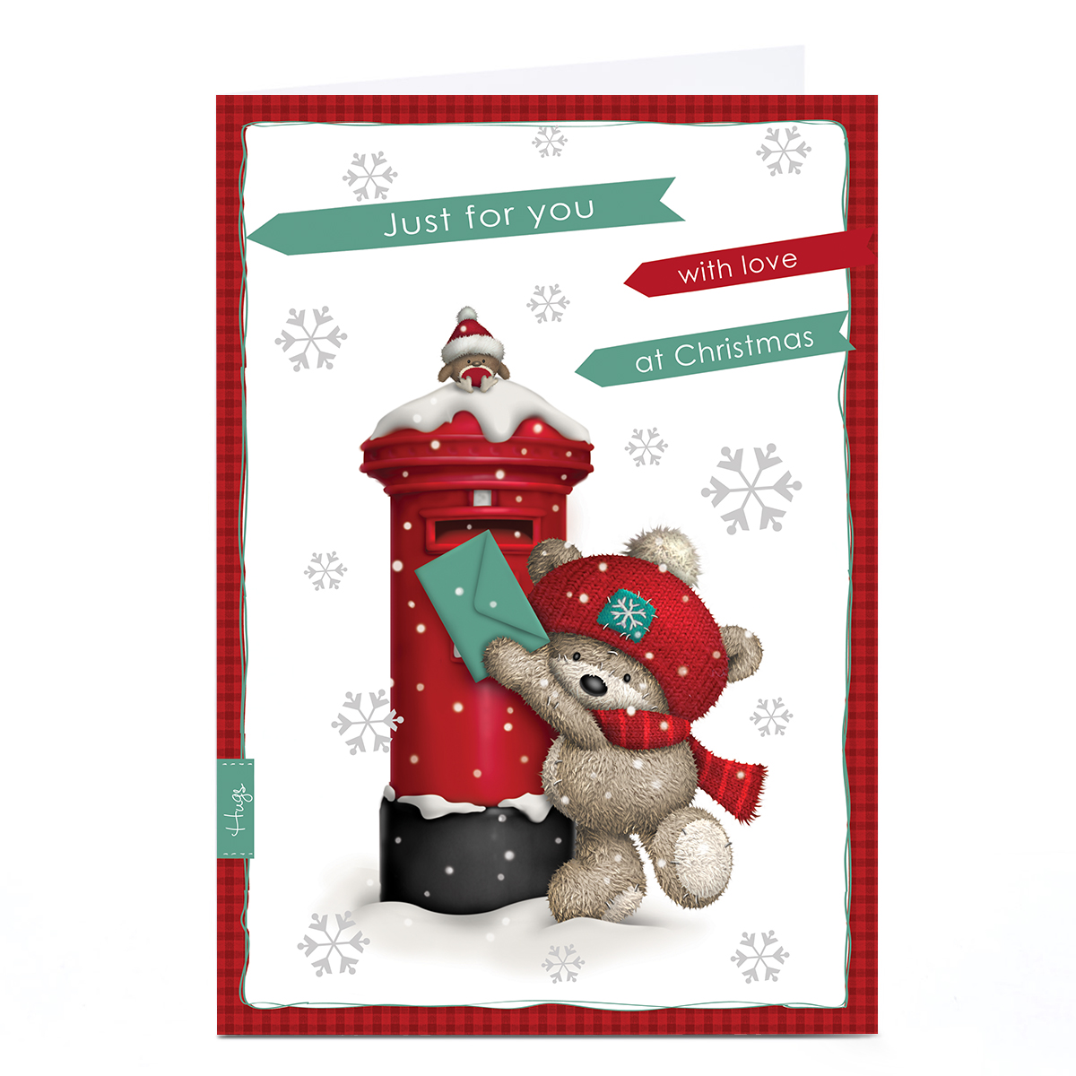 Personalised Christmas Card - HUGS - Just For You