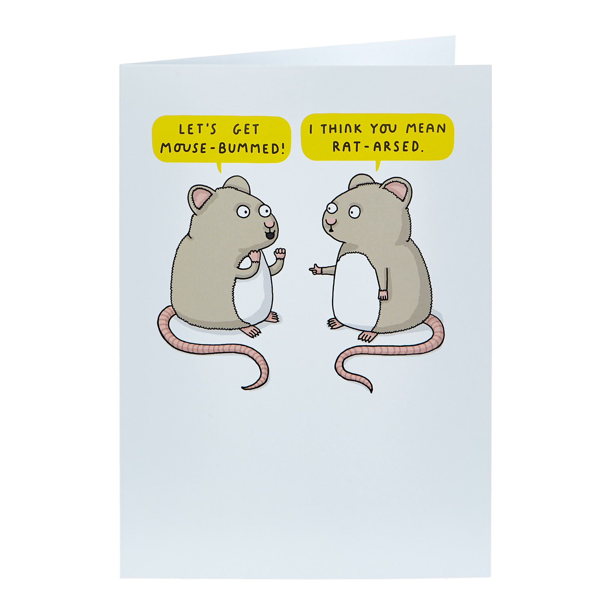 Mungo & Shoddy Card - Mouse-Bummed!