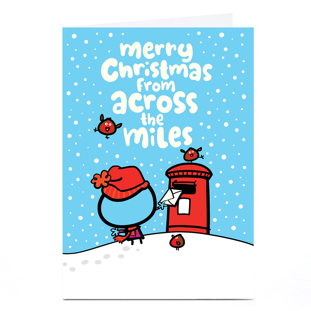 Personalised Fruitloops Christmas Card - From Across The Miles 