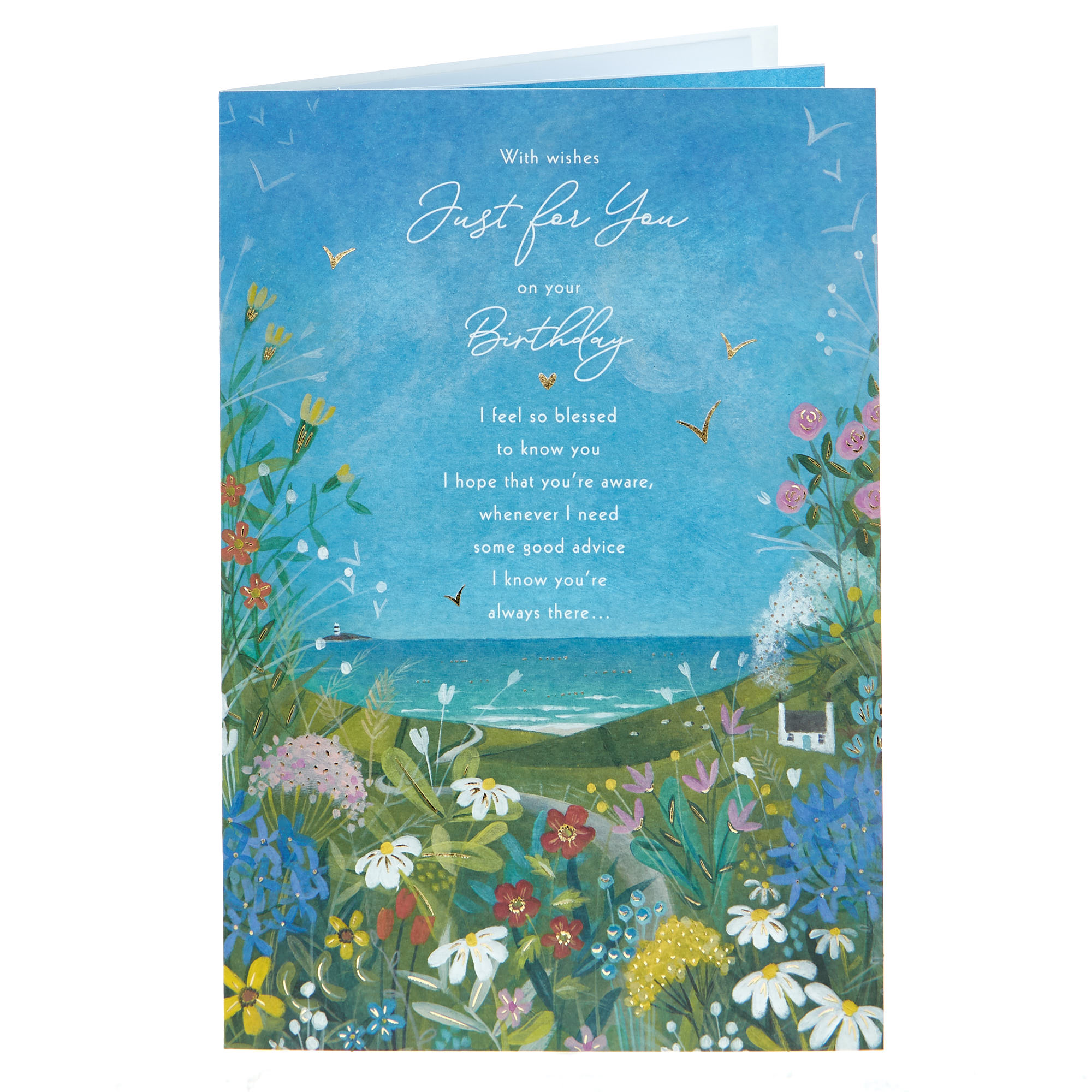 Birthday Card - Just For You I Feel So Blessed