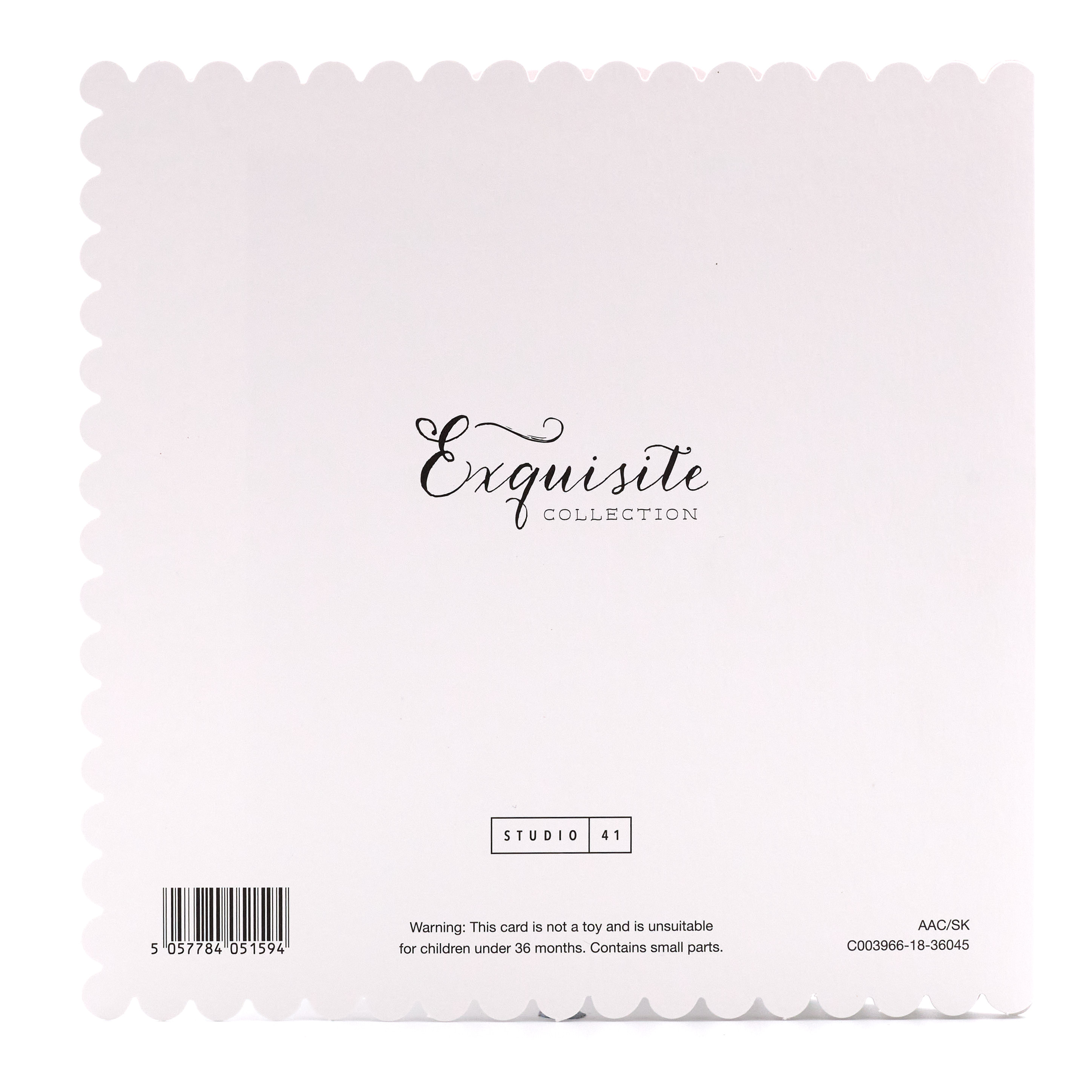 Exquisite Collection Christmas Card - From All Of Us, Cute Christmas Reindeer