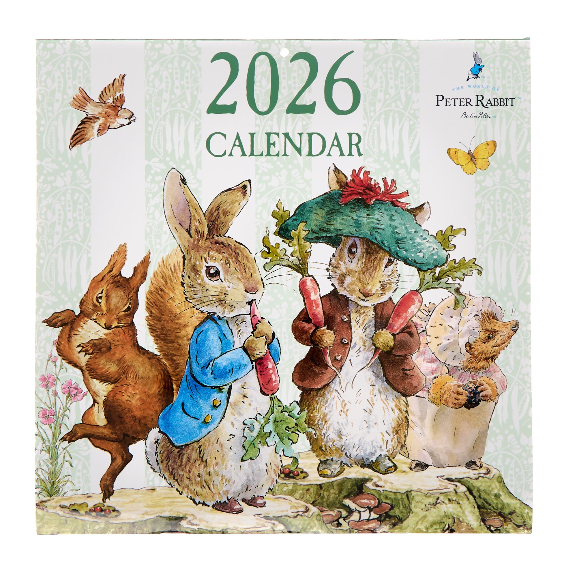The World of Peter Rabbit 2026 Square Wall Calendar