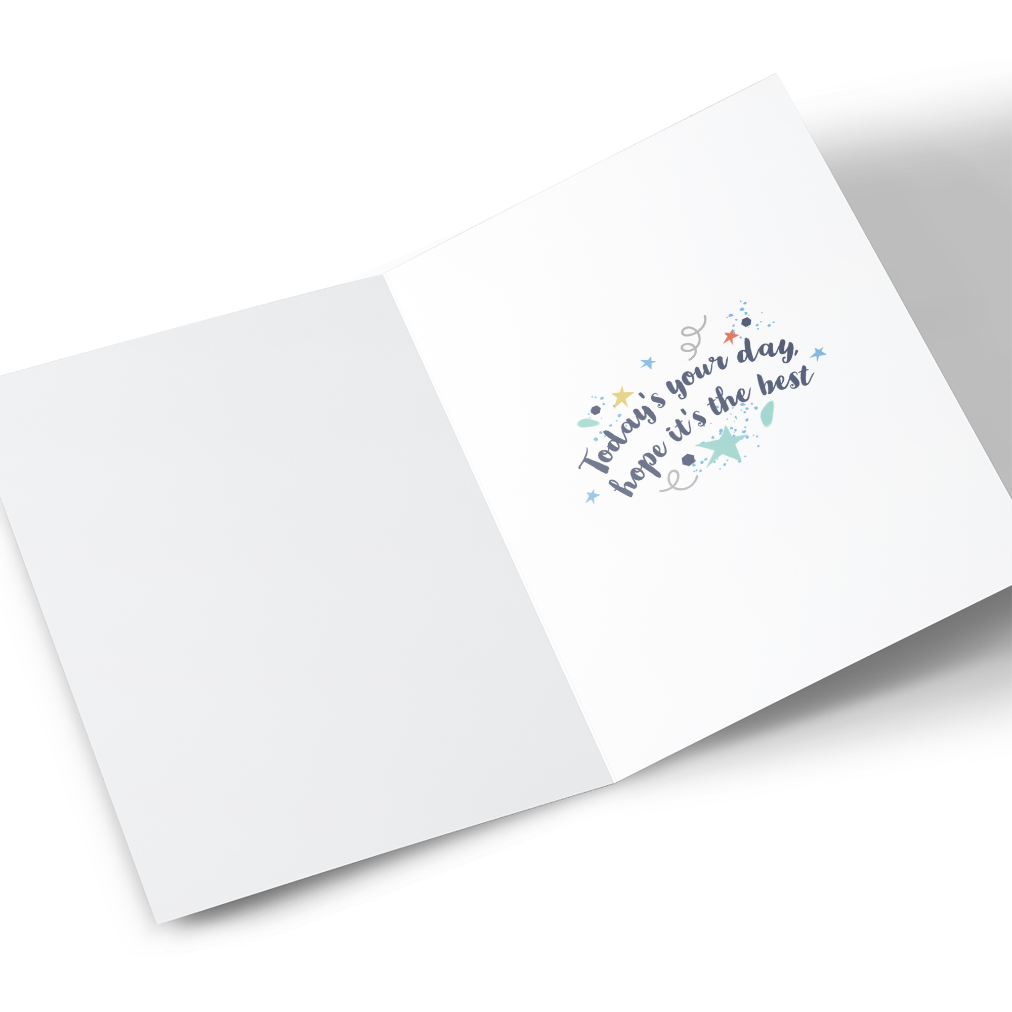 Birthday Card - Confetti Party Popper Explosion, Son