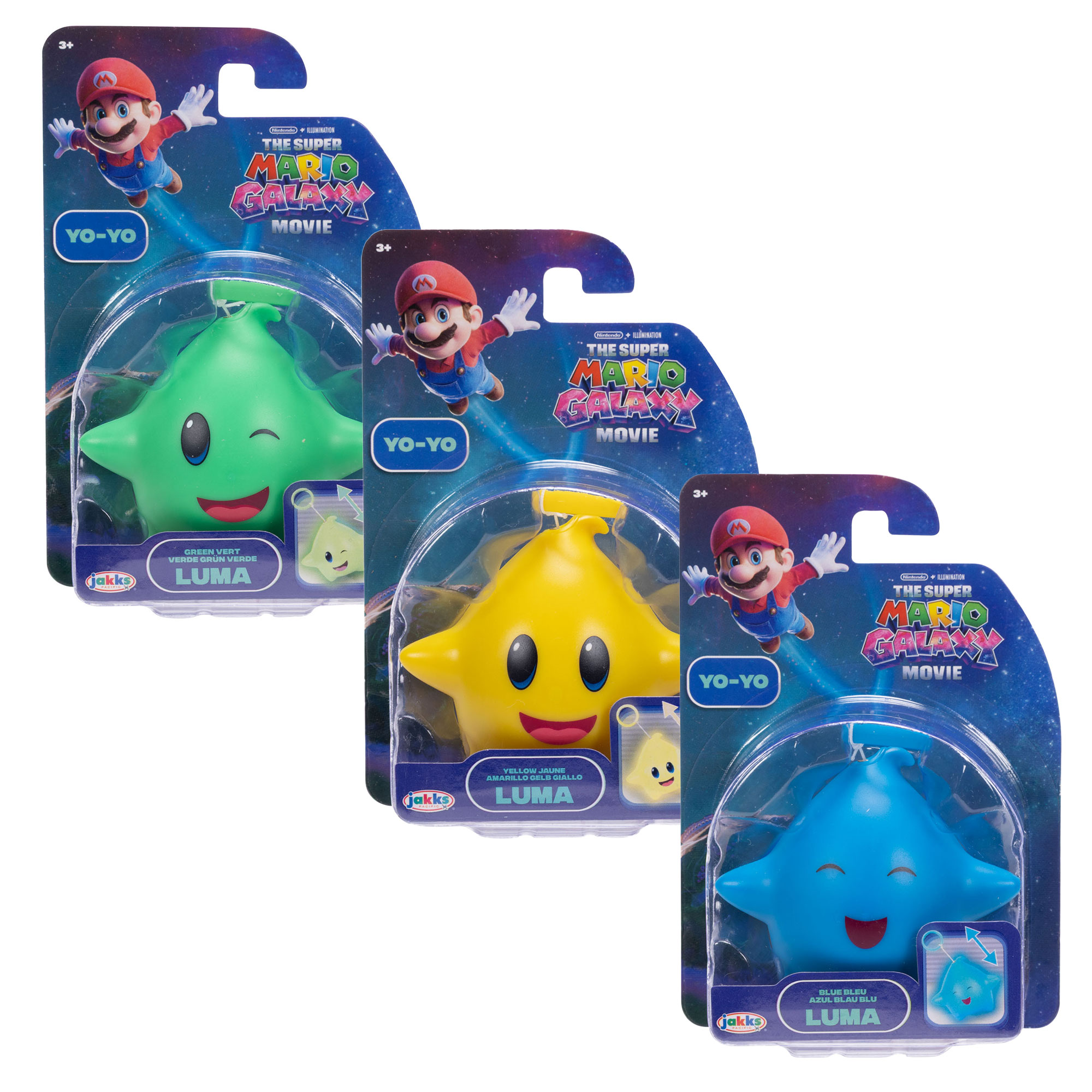 The Super Mario Galaxy Movie Luma Star Yo-Yo (Lucky Dip)