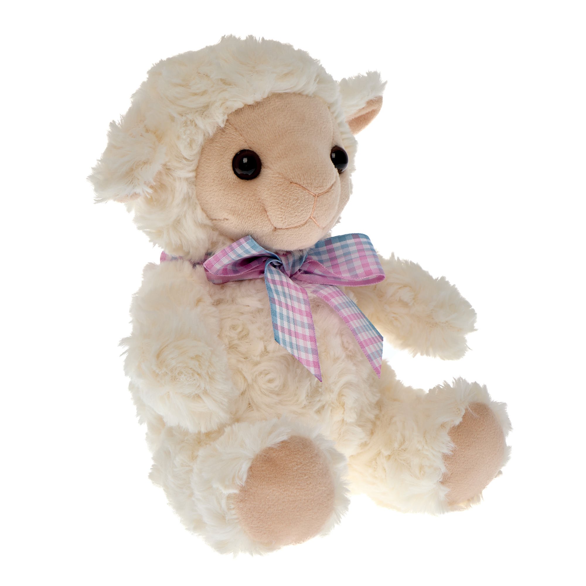 Small Lamb With Ribbon Soft Toy
