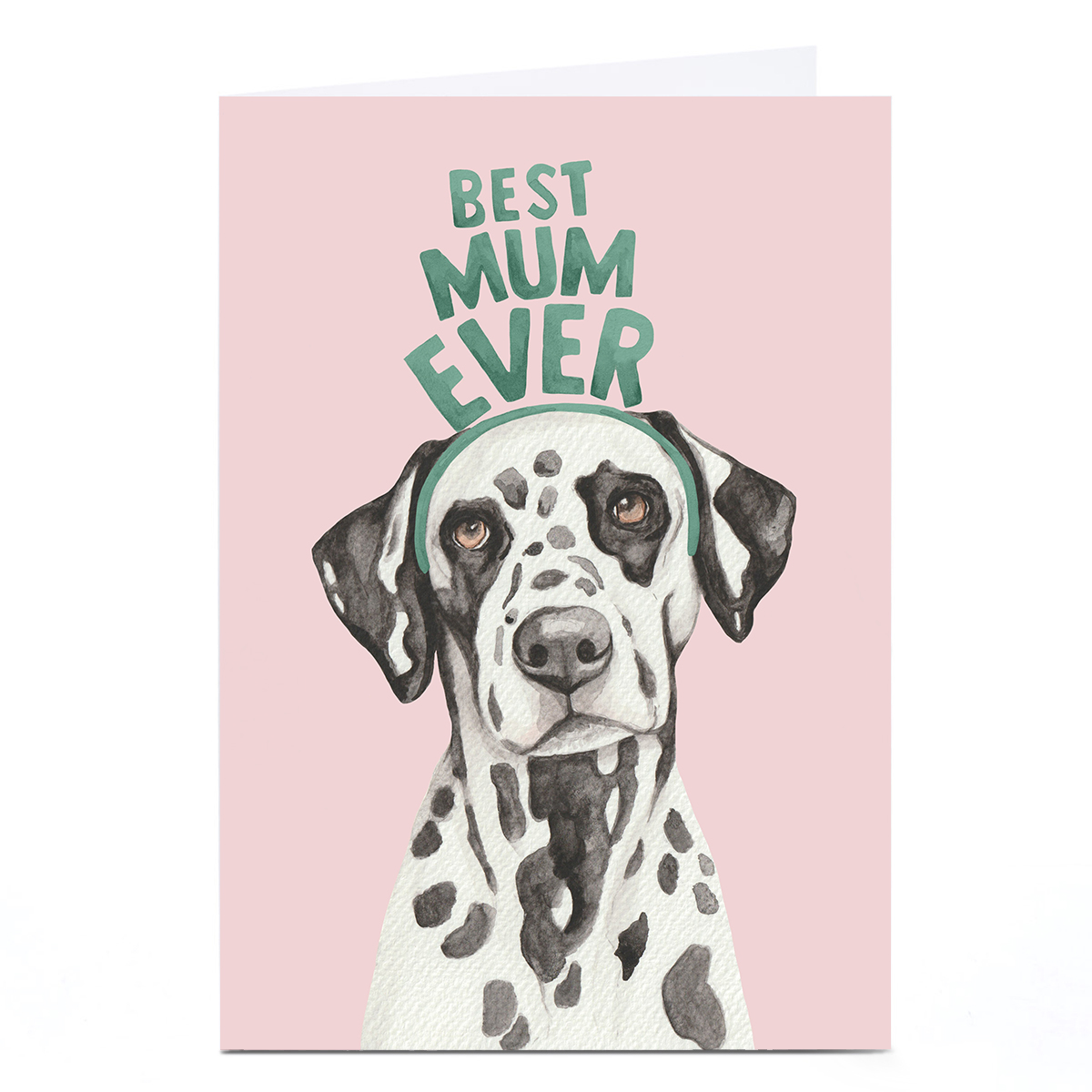 Personalised Lil Wabbit Mother's Day Card - Best Mum Ever Dalmation