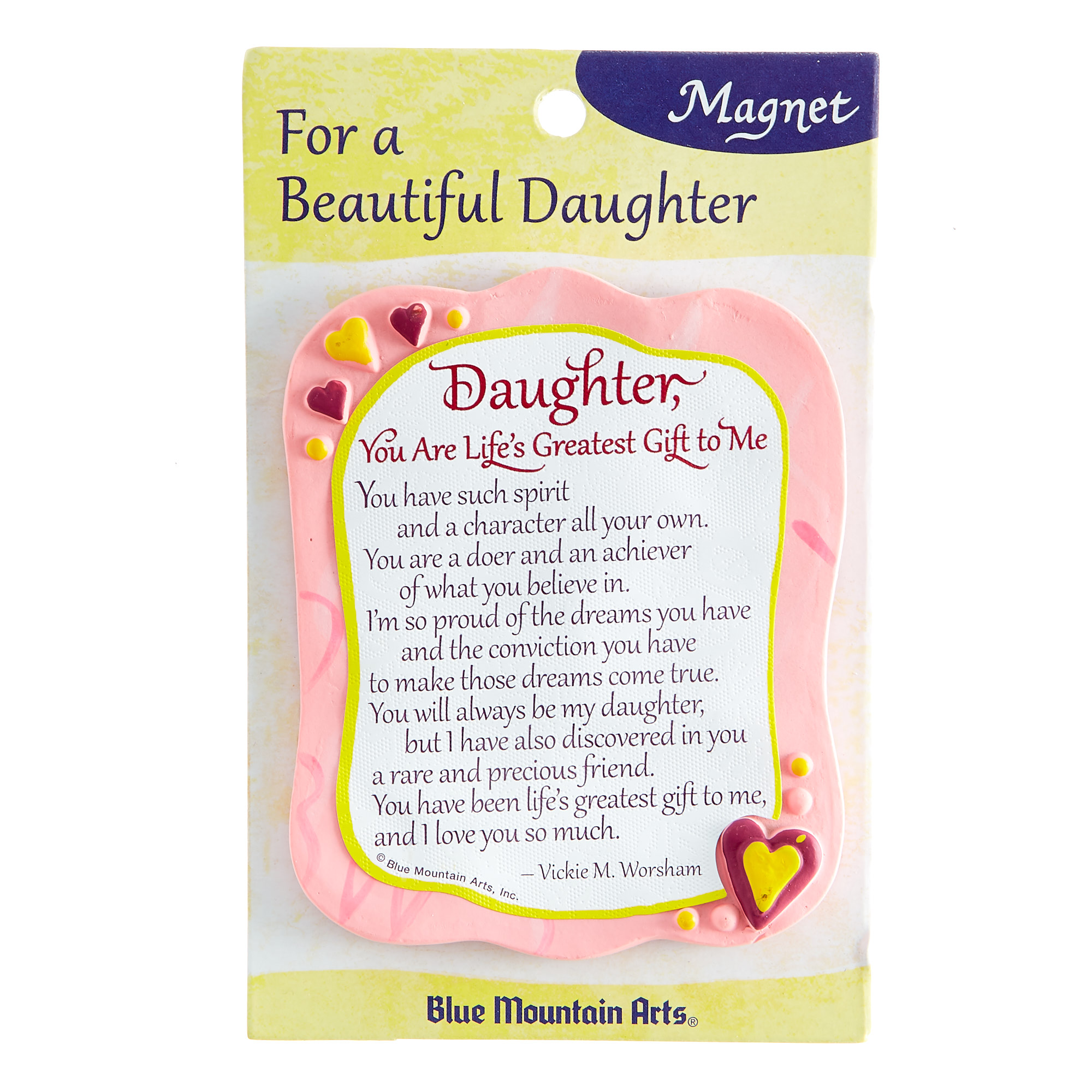 Blue Mountain Arts Magnet - Daughter, Life's Greatest Gift