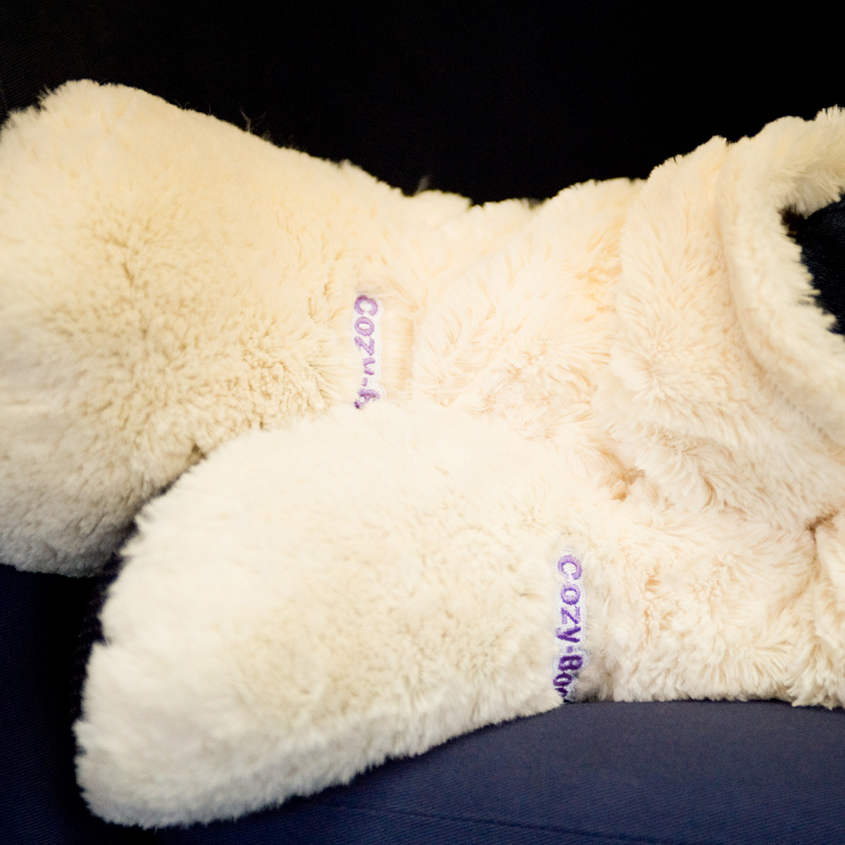 Cozy Boots Cream Microwavable Slipper Boots