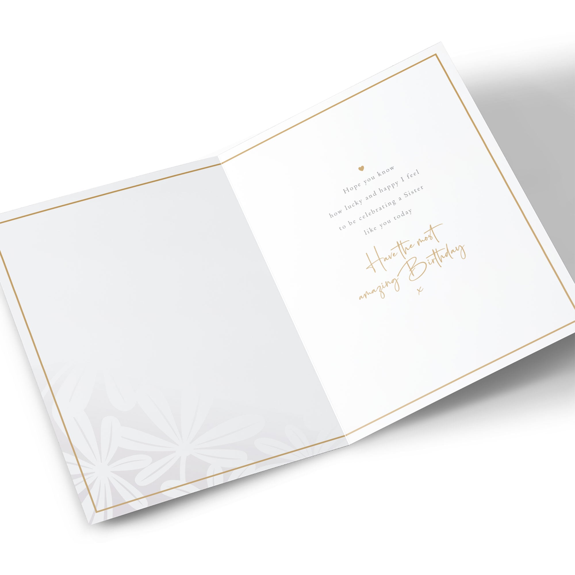 Birthday Card - A Birthday as Lovely as You Are, Sister