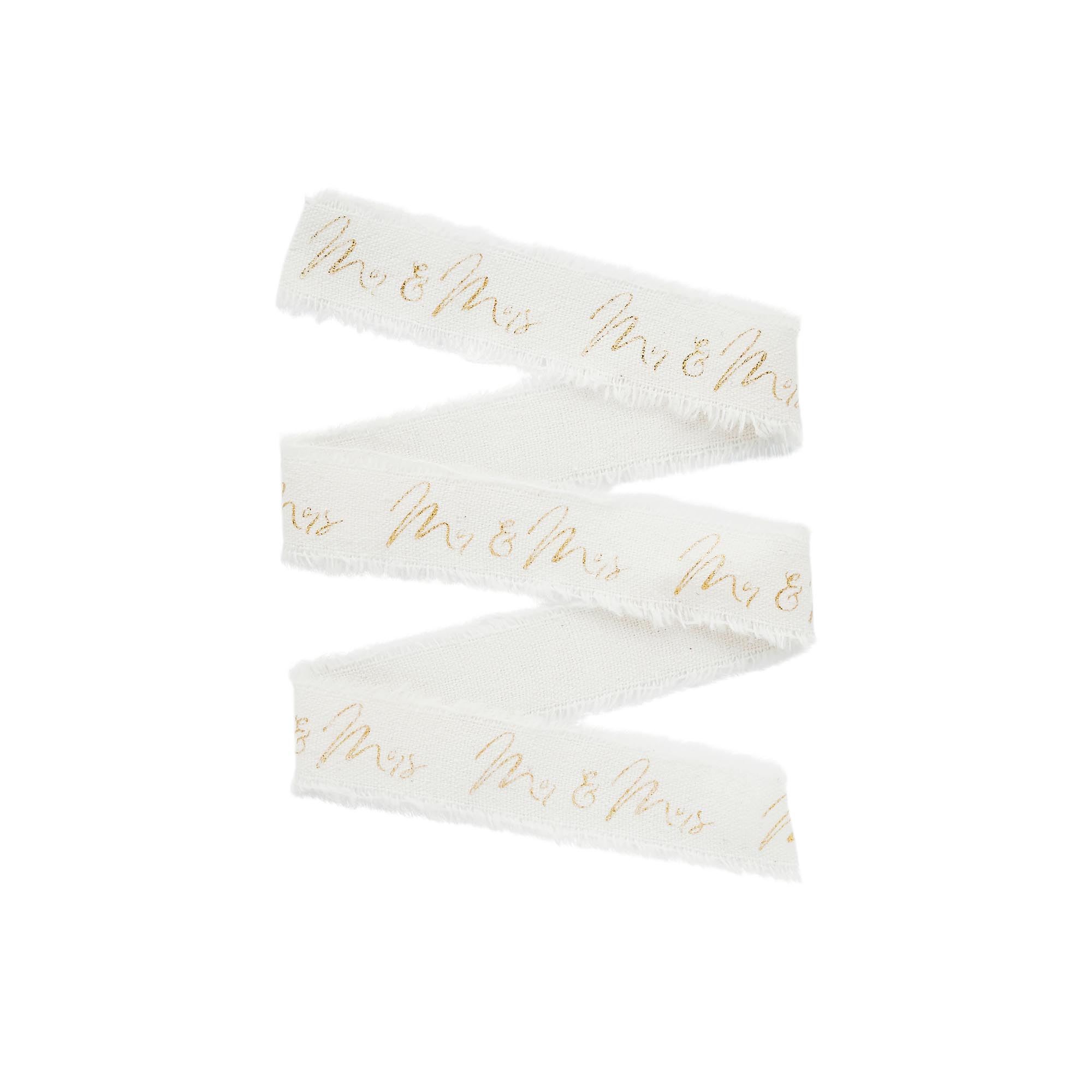 Gold Mr & Mrs Ribbon 5m 
