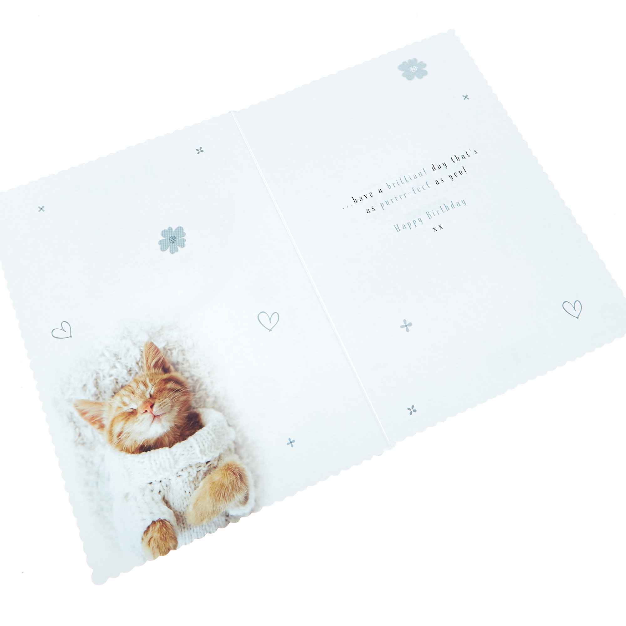 Birthday Card - Lovely Daughter, Kitten