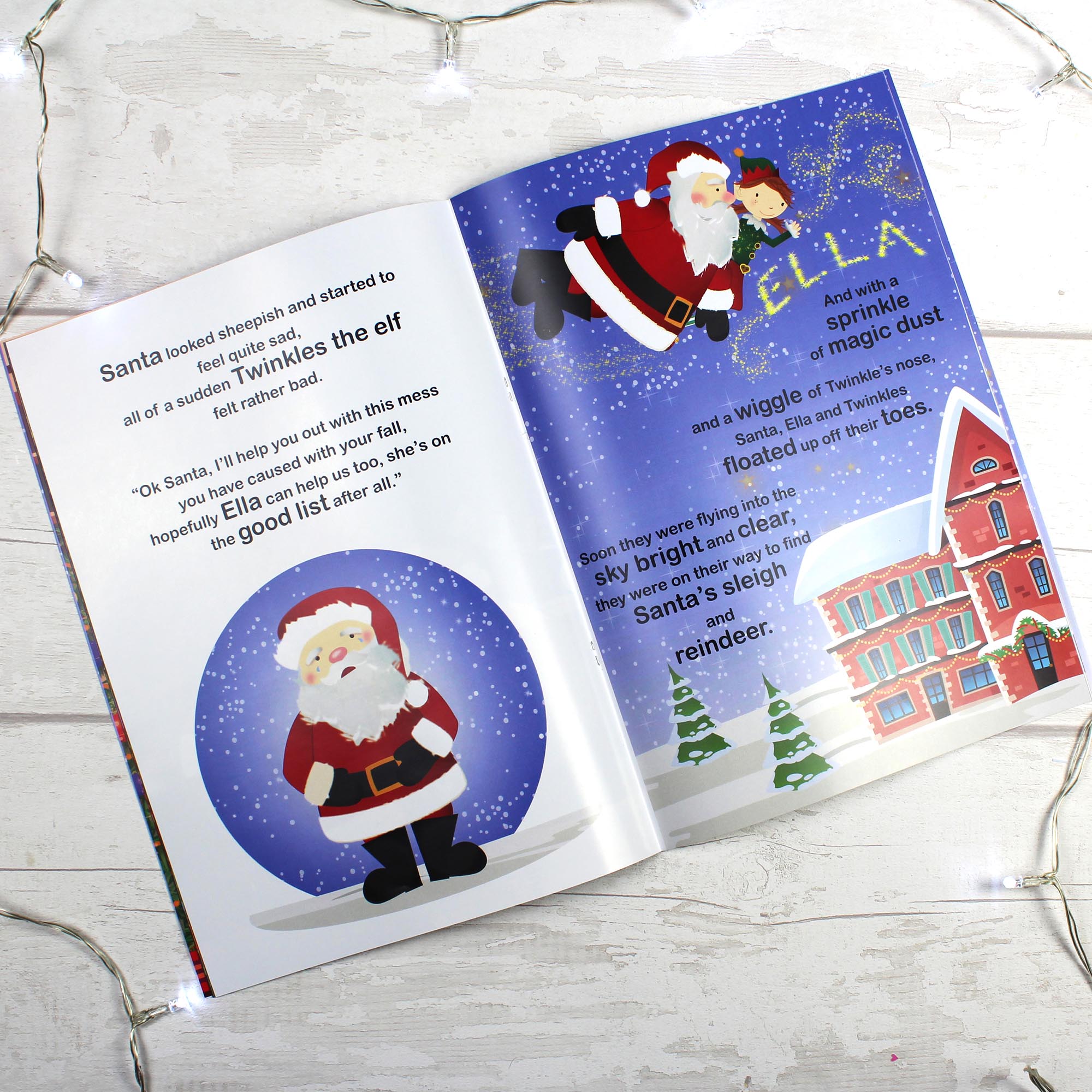 Personalised Girl's It's Christmas Story Book,  Personalised Girl's It's Christmas Story Book