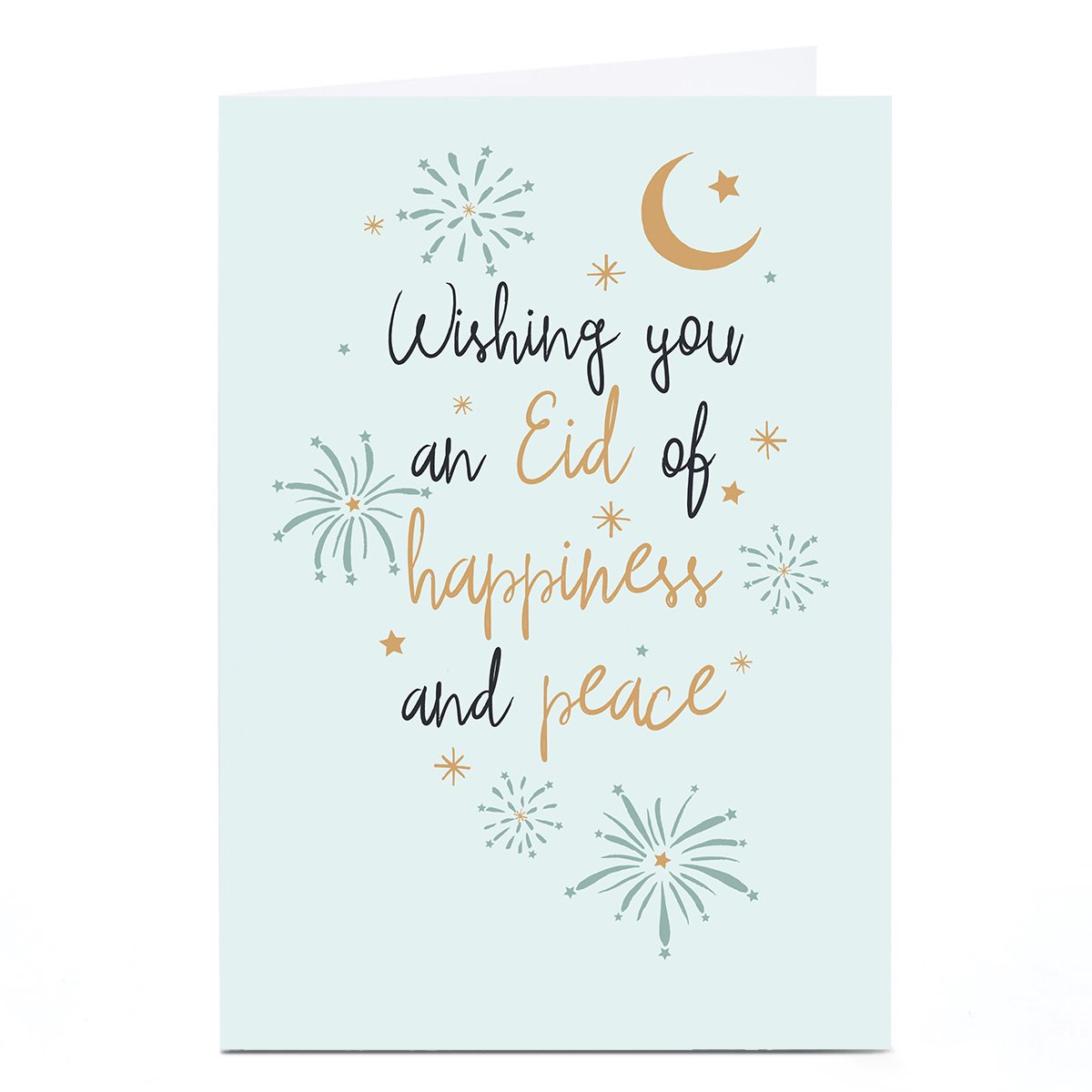 Eid Card - Happiness And Peace
