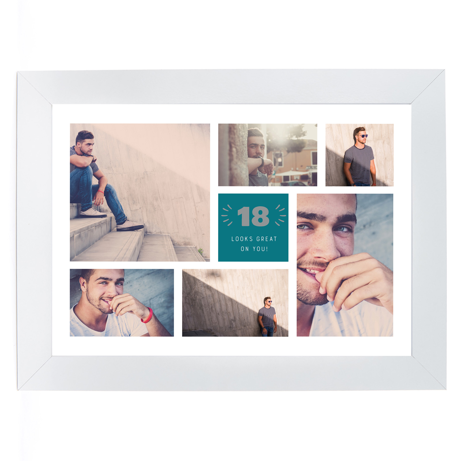 Personalised 18th Birthday Photo Print - Looks Great On You (Landscape)