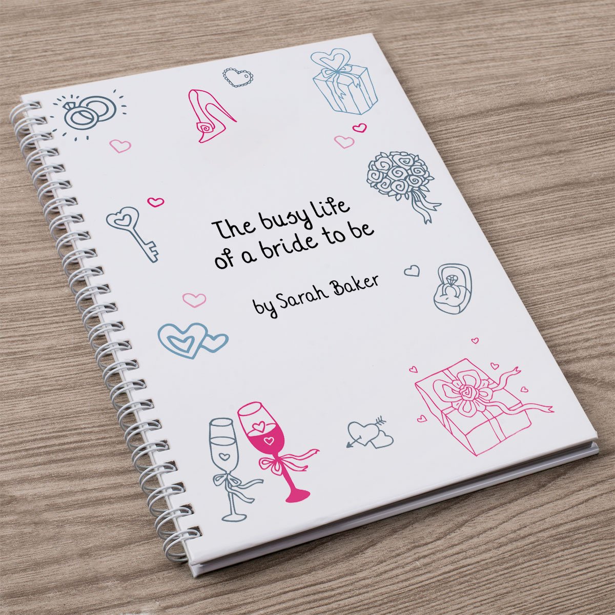 Personalised Bride To Be Notebook