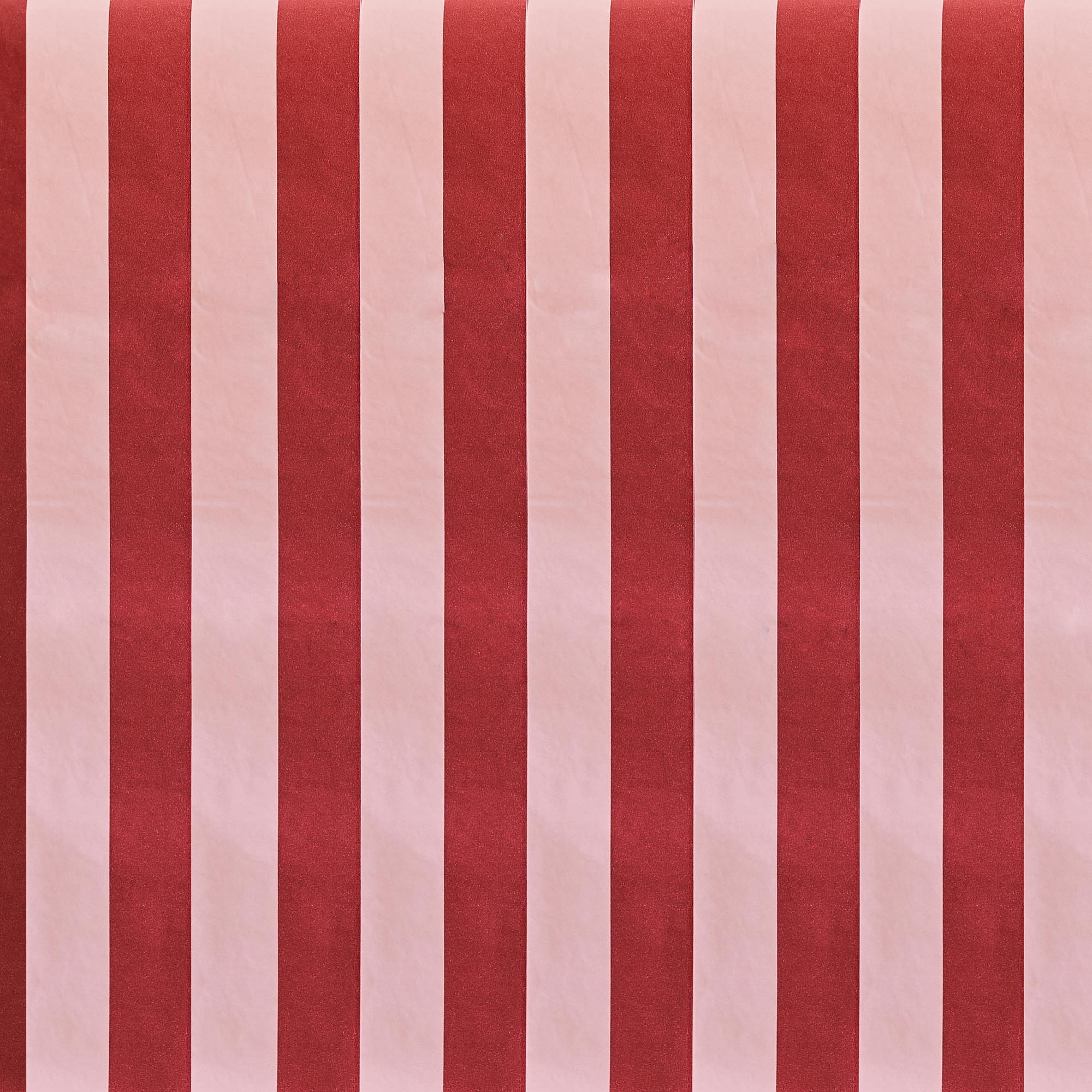 Pink & Red Stripe Paper Tablecloth