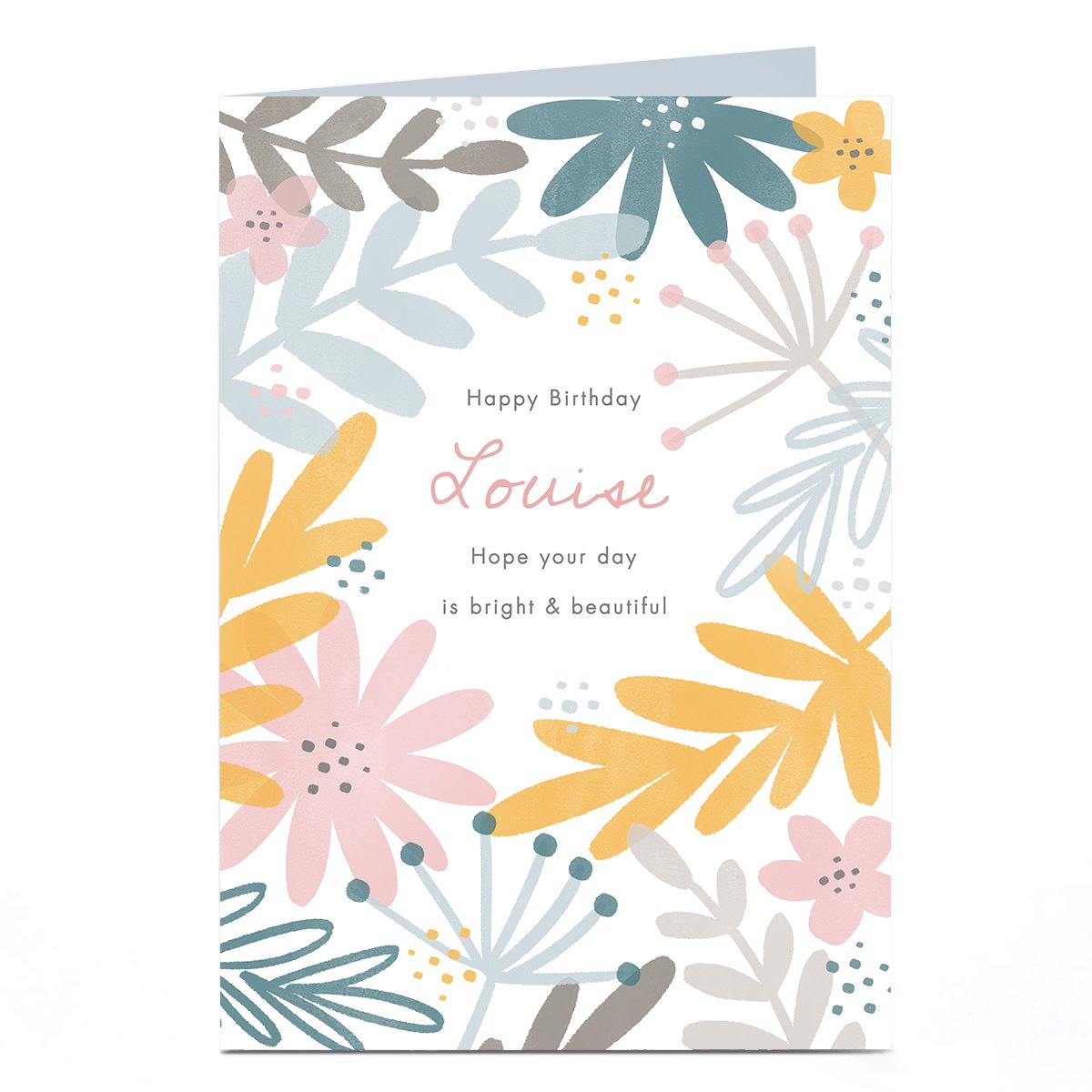 Personalised Birthday Card - Bright & Beautiful 