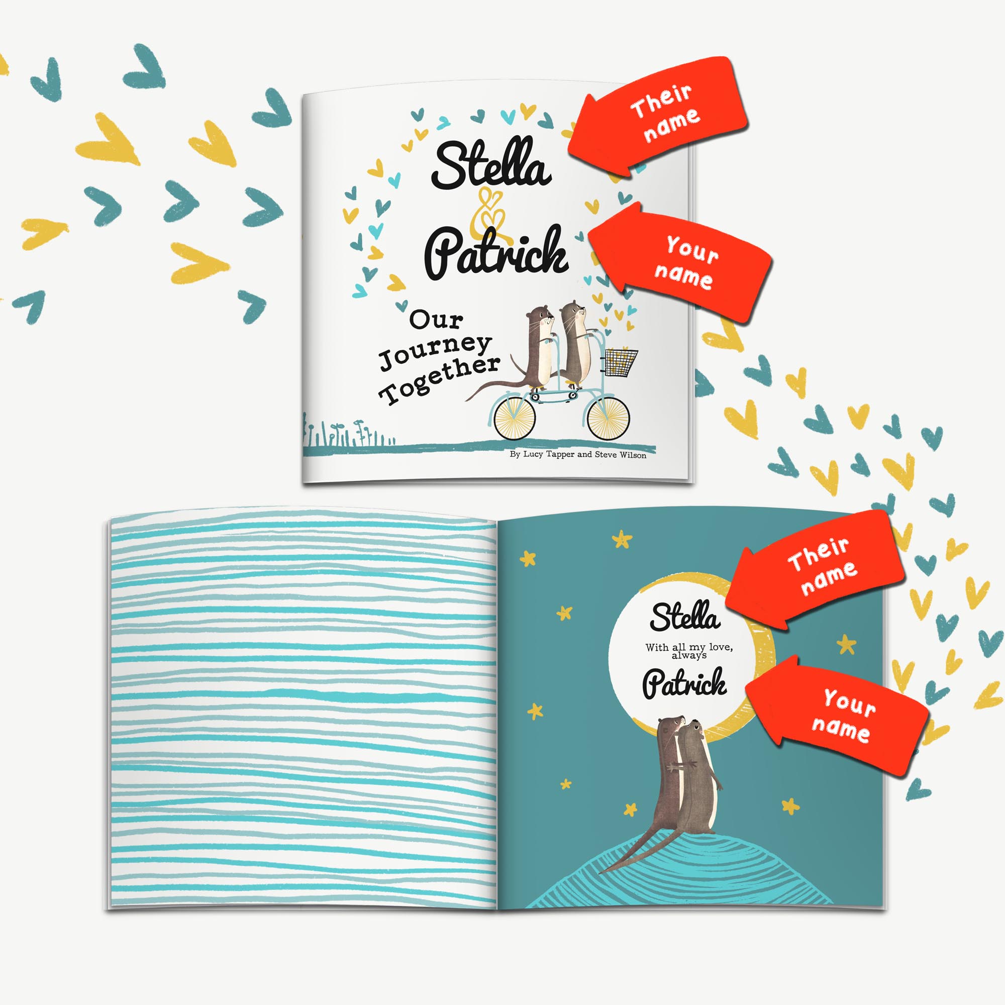 Personalised Our Journey Book for Couples