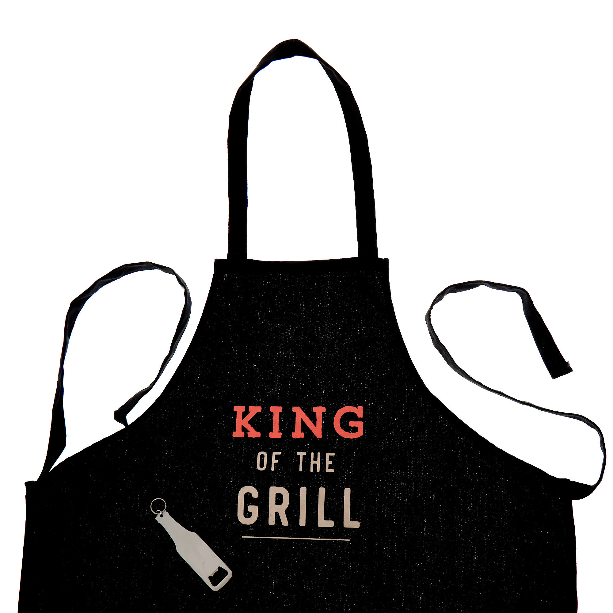 Amazing Dad King Of The Grill Apron & Keyring Gift Set