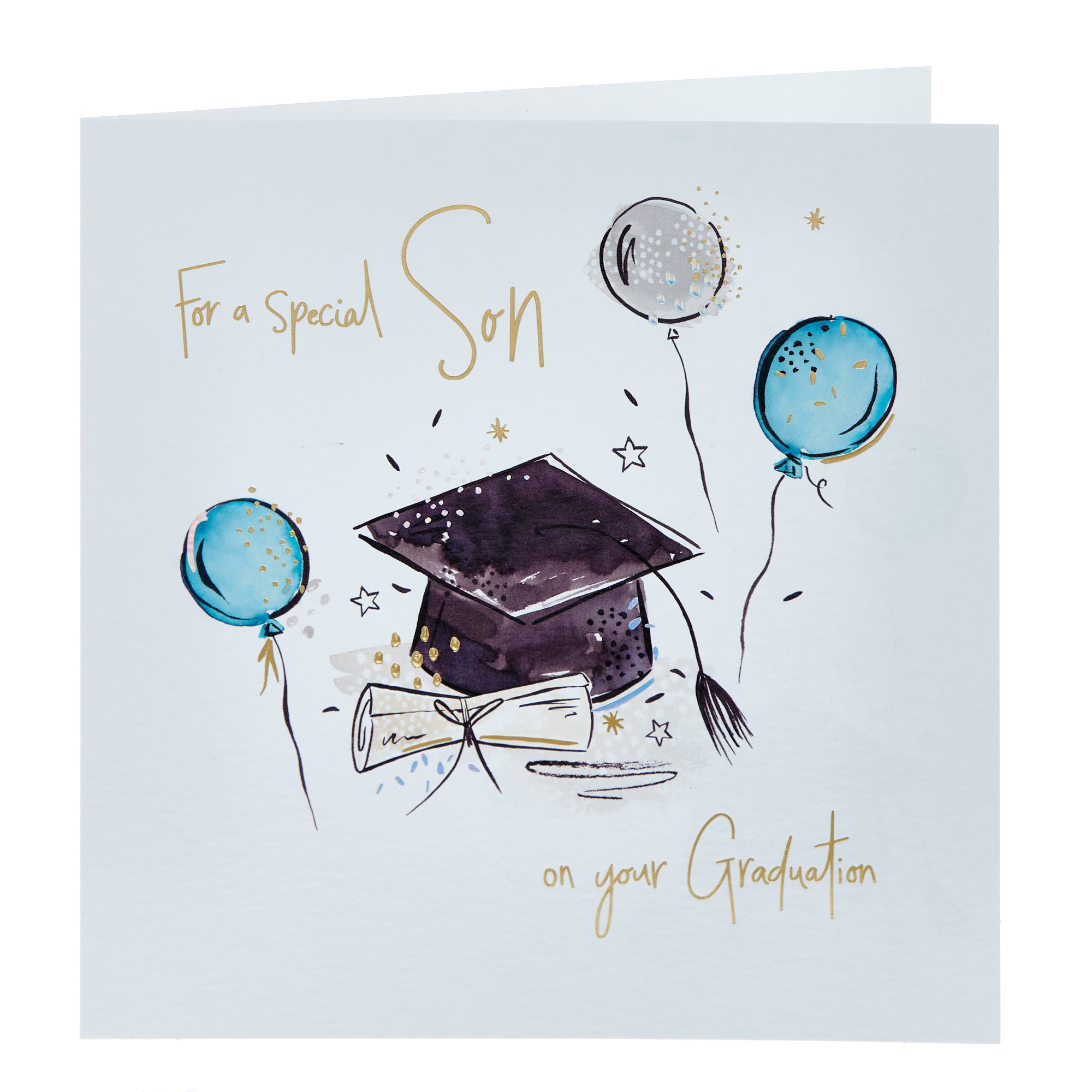 Special Son Mortarboard Graduation Card