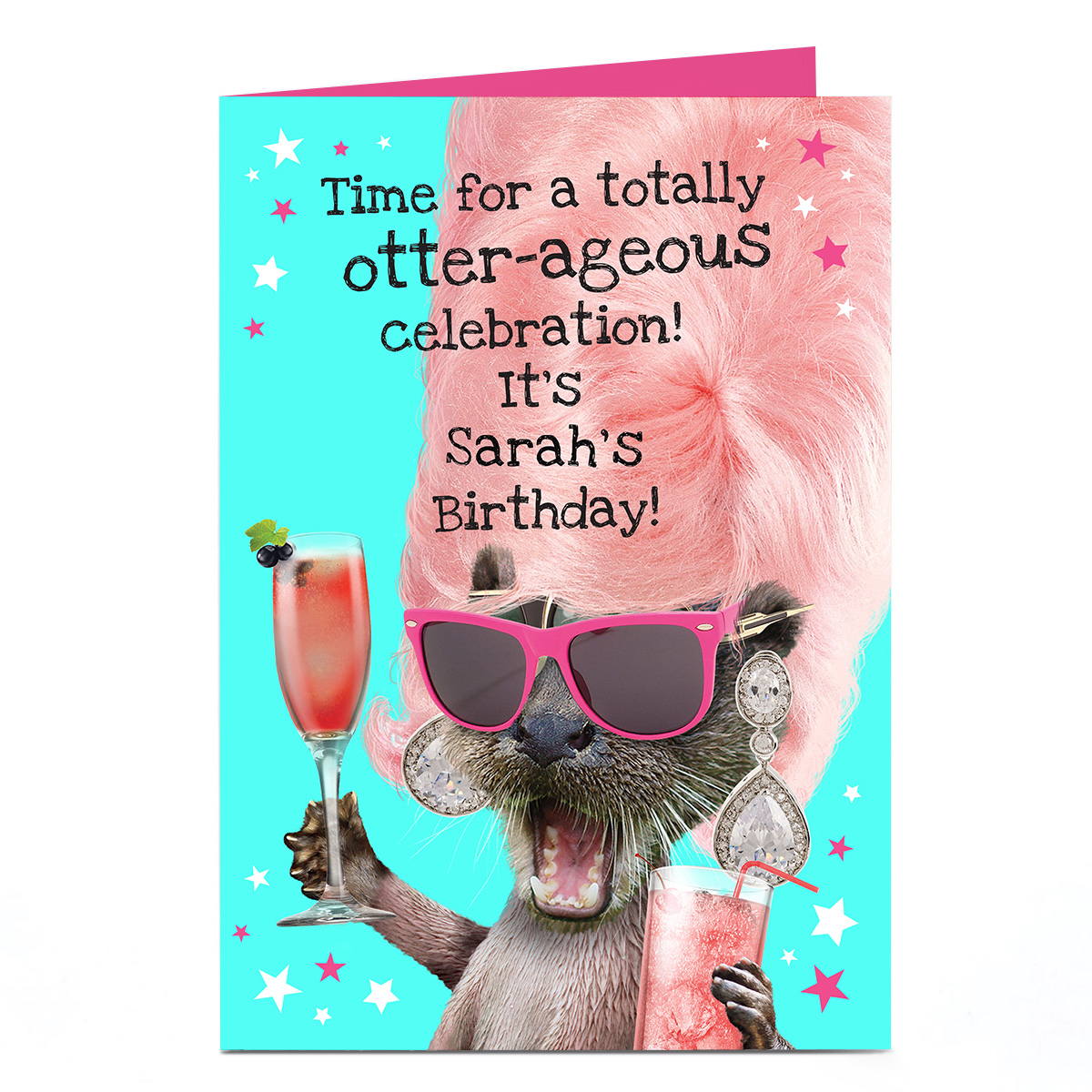 Personalised Heritage Wild Birthday Card - Totally Otter-ageous