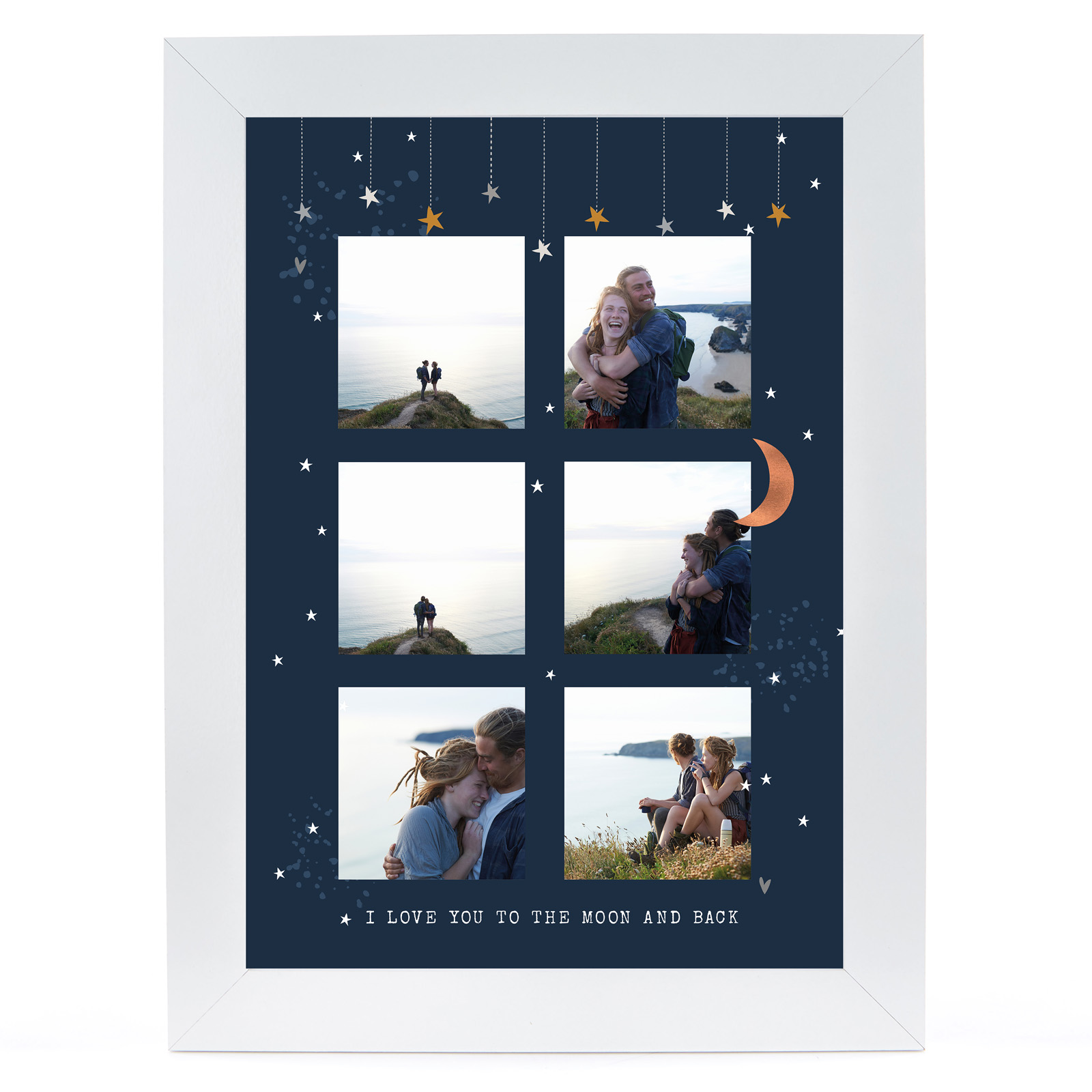 Personalised Photo Print - To The Moon & Back, 6 Photos