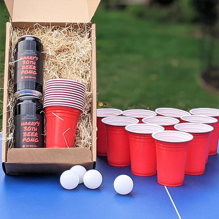 Personalised Beer Pong Gift Box