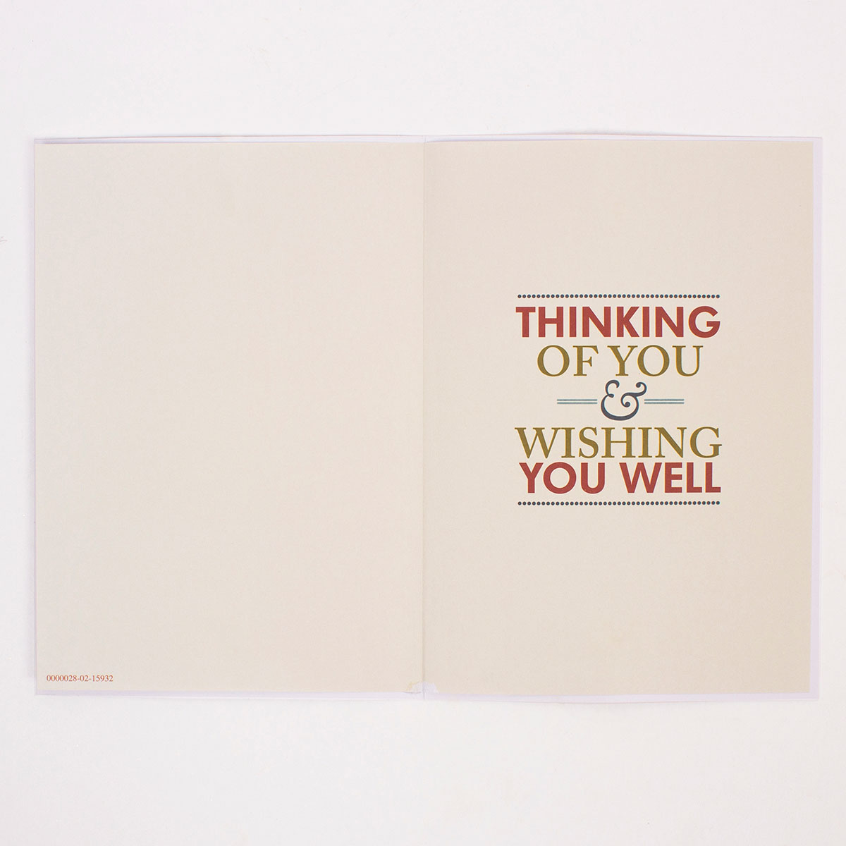 Get Well Soon Card - Zigzag Pattern