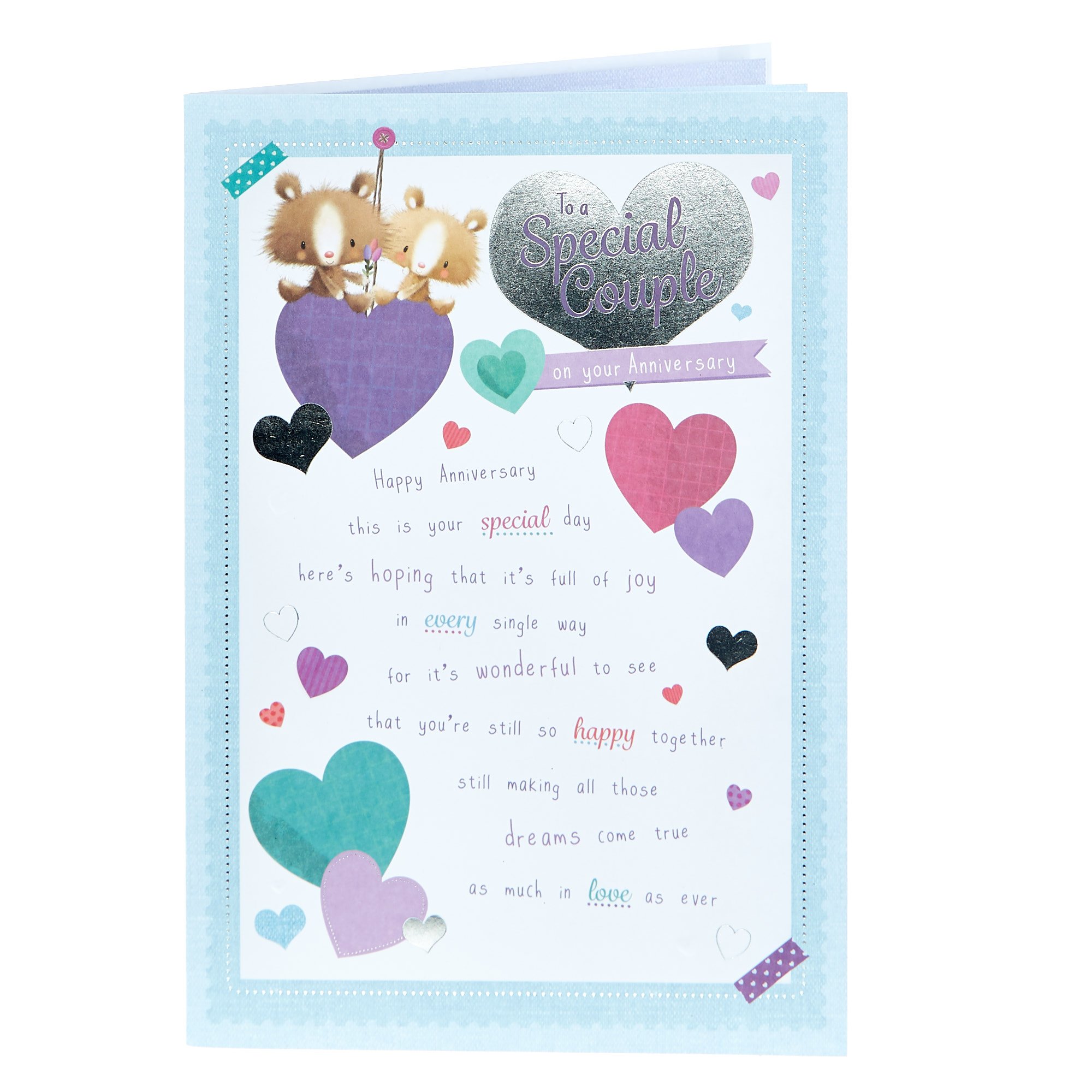 buy anniversary card to a special couple for gbp 099
