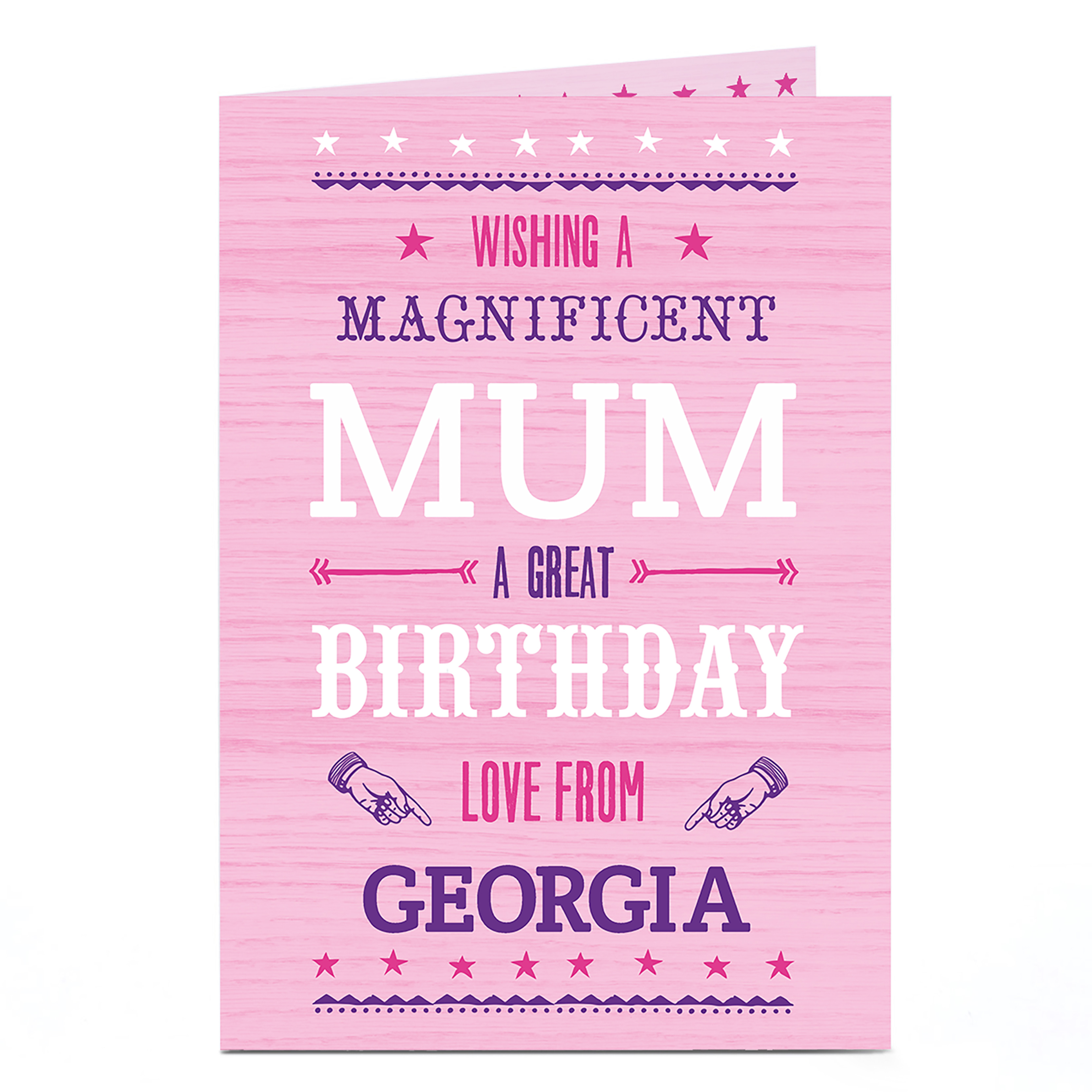 Personalised Birthday Card - Magnificent