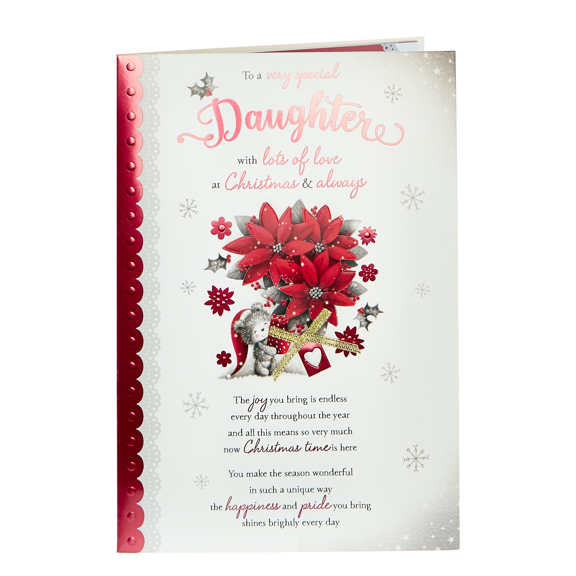 Christmas Card - Very Special Daughter With Lots Of Love