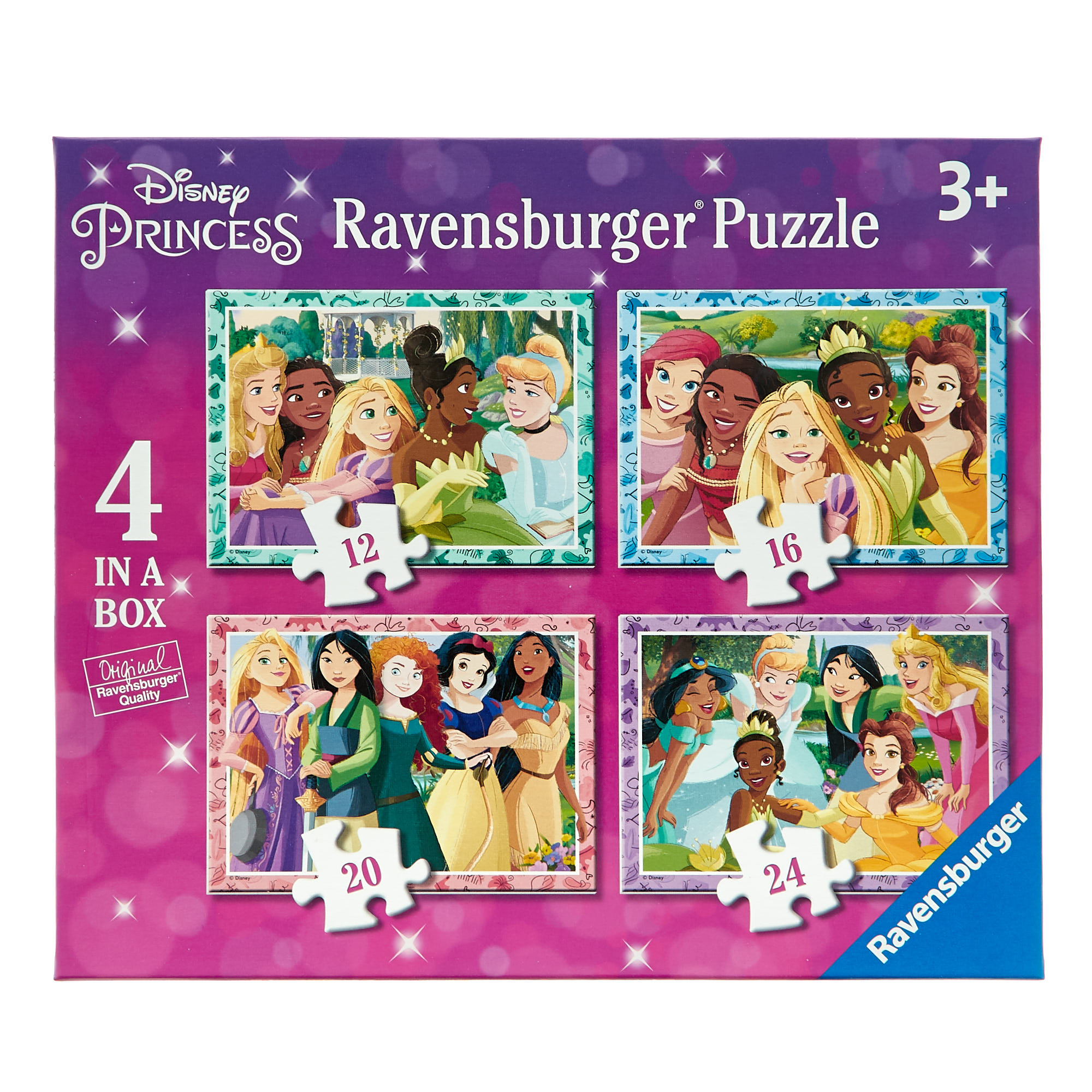Buy Disney Princess 4 Box Jigsaw Puzzles for GBP 4.99 Card Factory UK