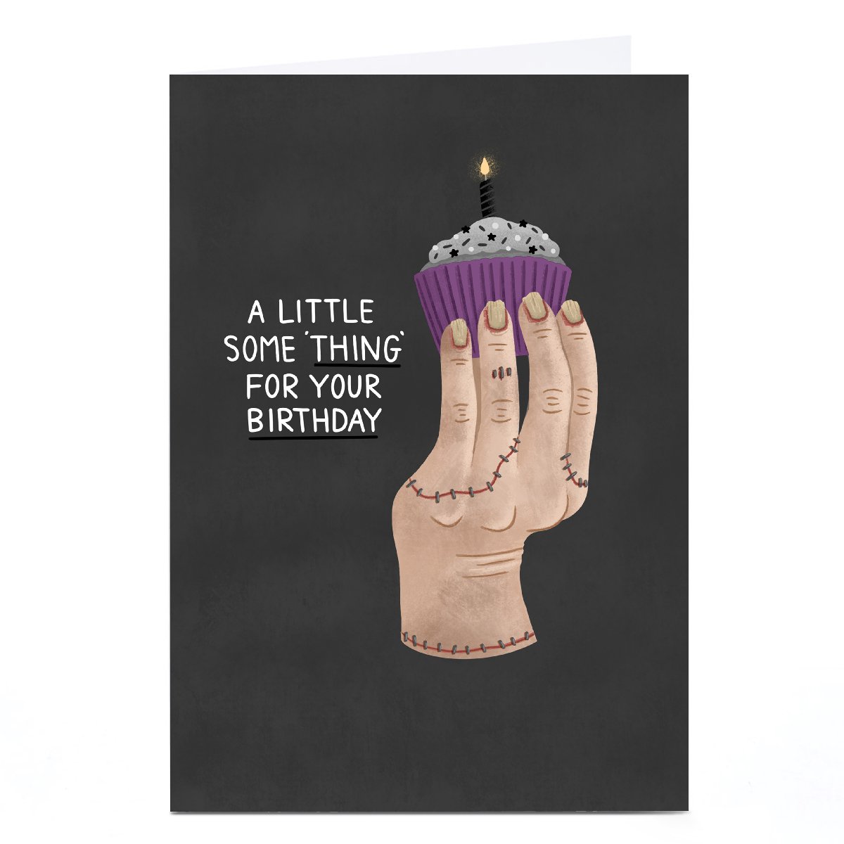 Personalised Blue Kiwi Birthday Card - A Little Some 'Thing'