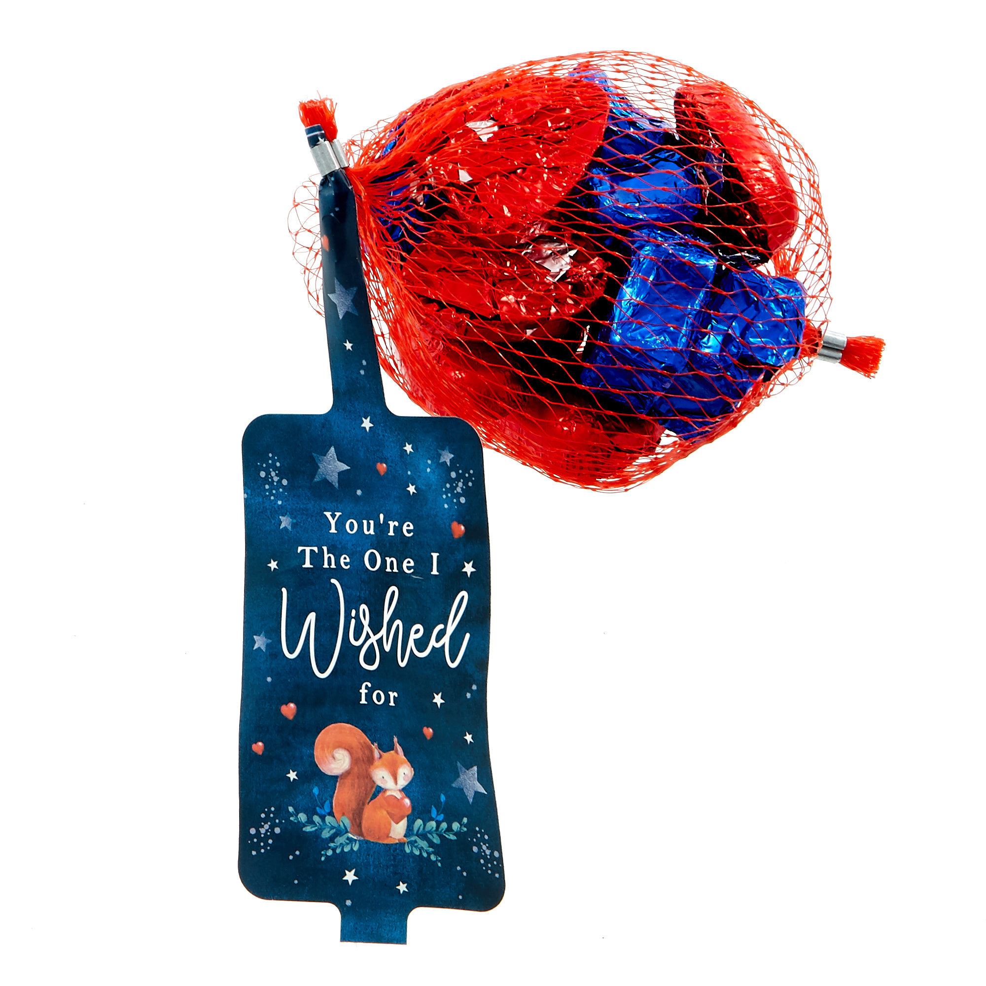 Hearts & Stars Chocolates In Nets - Pack Of 17