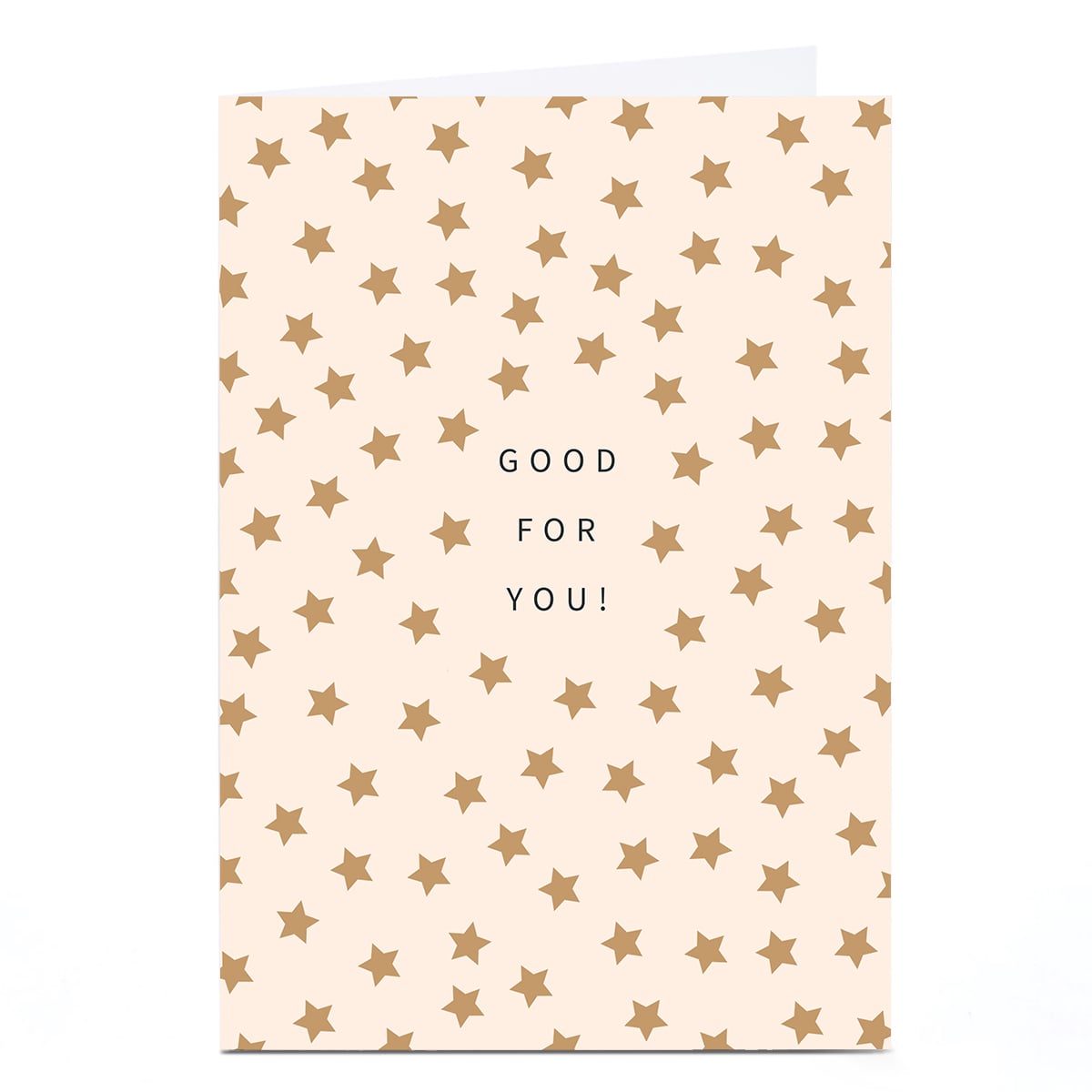 Congratulations Card - Good For You Gold Stars