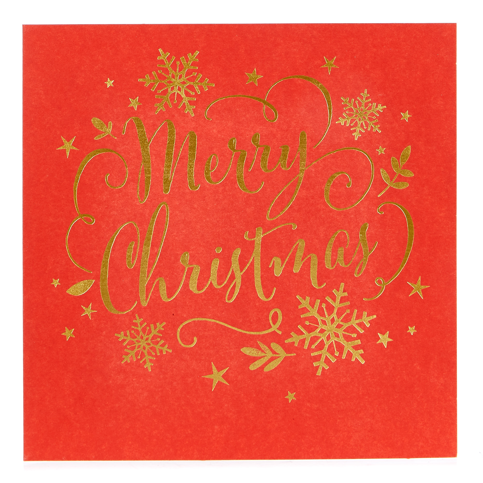 Charity Christmas Cards - Red & Gold (Pack of 16) 